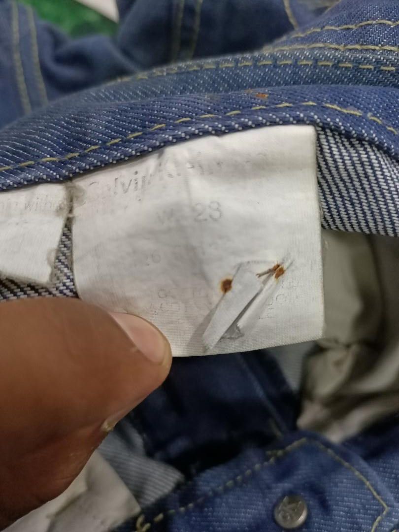 Calvin Klein × Vintage Vintage Calvin Klein Denim Jeans Custom Acid Wash Design Size US 28 / EU 44 - 8 Thumbnail