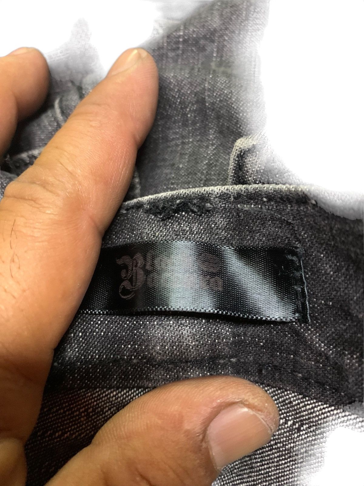Designer Black baccara distressed jeans Size US 32 / EU 48 - 8 Thumbnail