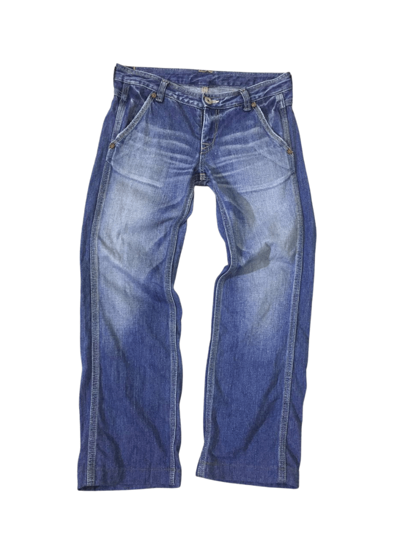 Johnbull denim low-rise jeans