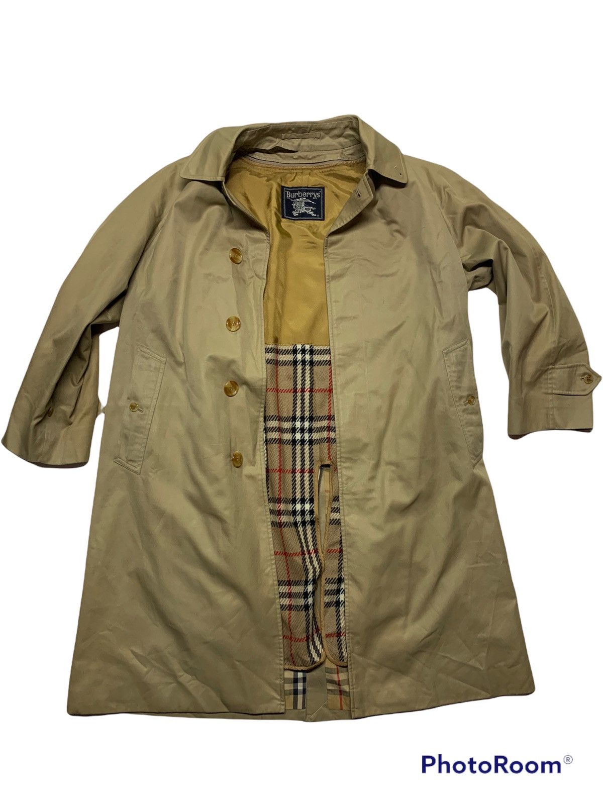 Burberry Vintage Burberry long trench coat Size US M / EU 48-50 / 2 - 1 Thumbnail