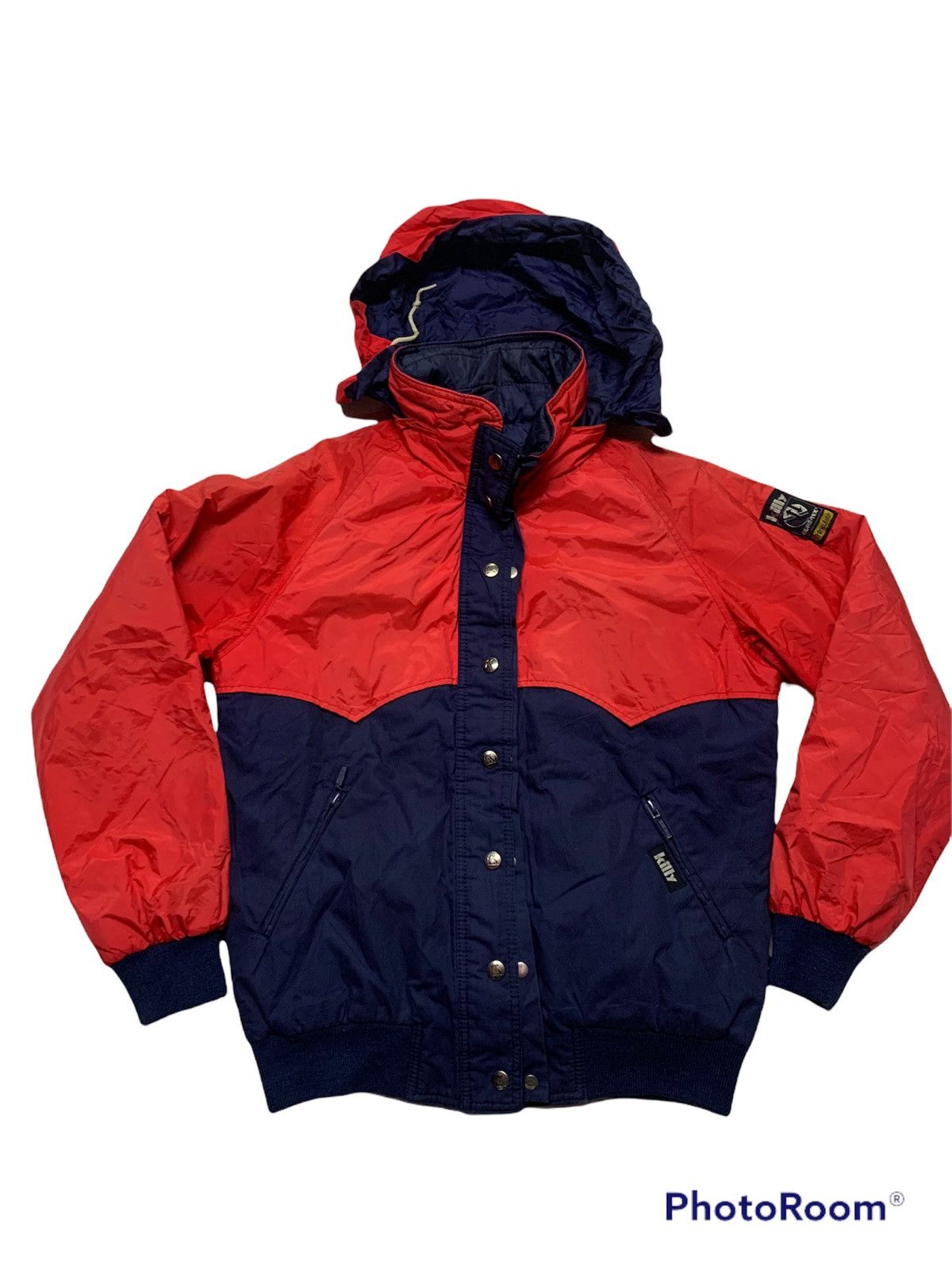 image of Vintage 90's Killy By Asics Puffer Jacket Outerwear in Blue/Red, Men's (Size Small)