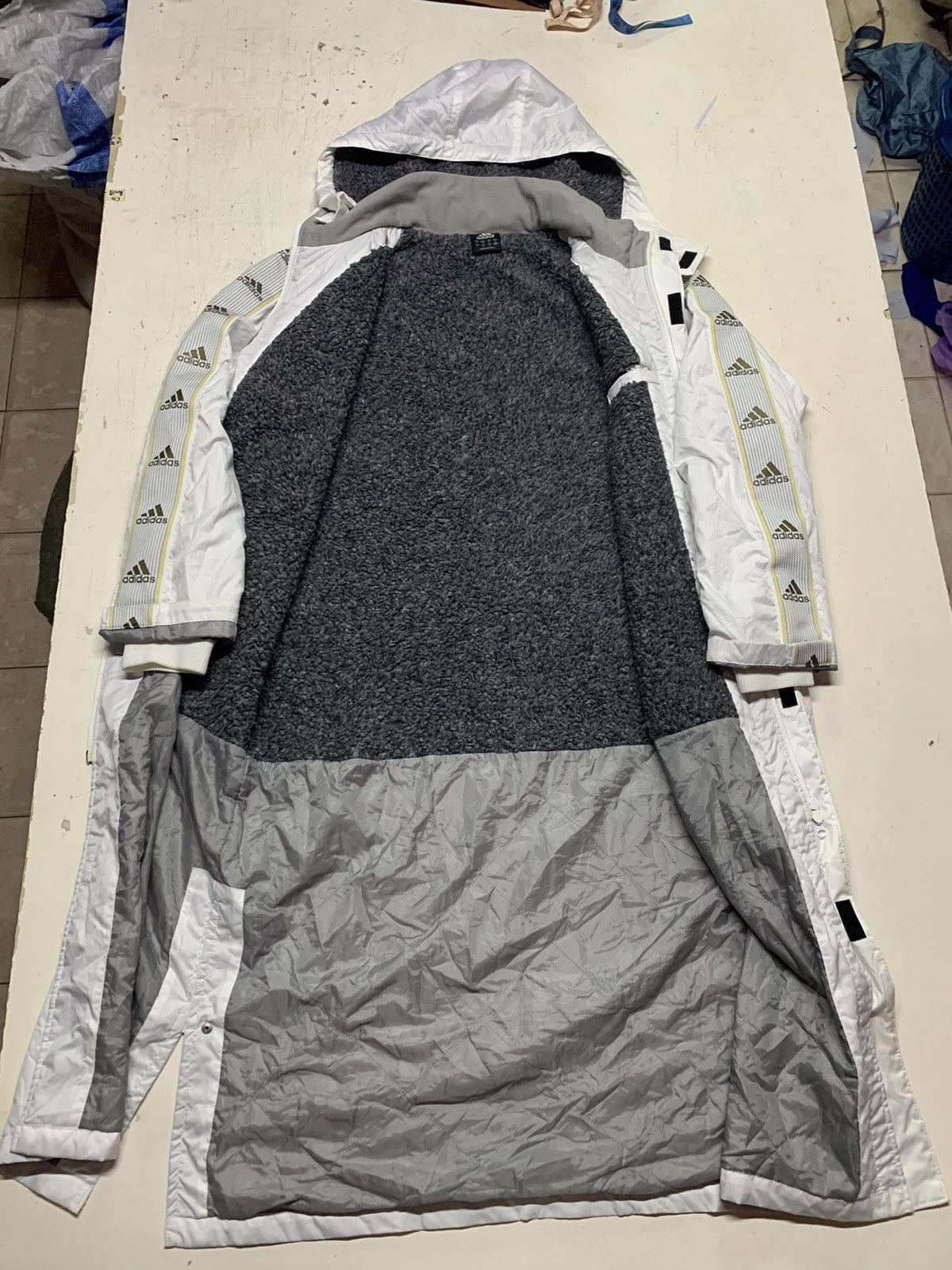 Adidas Adidas vintage long jacket Size US XL / EU 56 / 4 - 13 Thumbnail