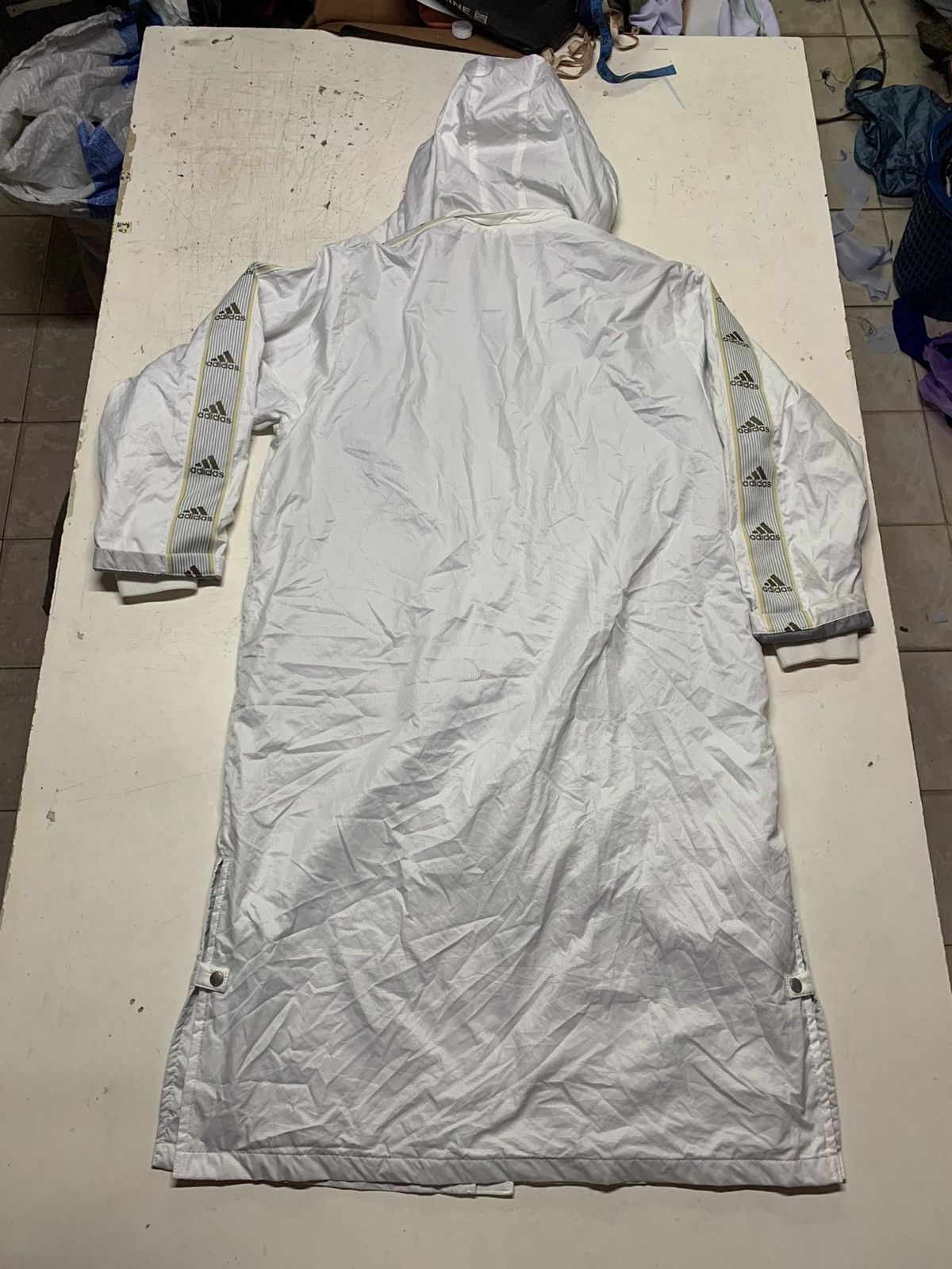 Adidas Adidas vintage long jacket Size US XL / EU 56 / 4 - 20 Thumbnail