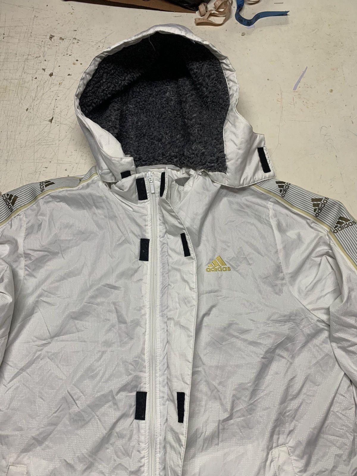 Adidas Adidas vintage long jacket Size US XL / EU 56 / 4 - 6 Thumbnail