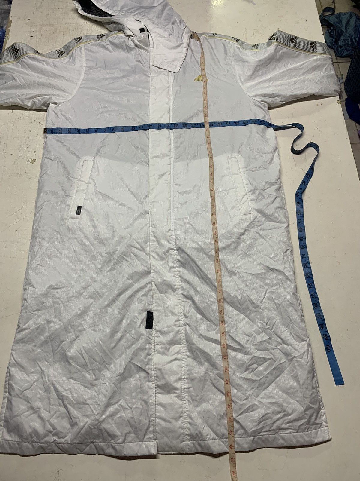 Adidas Adidas vintage long jacket Size US XL / EU 56 / 4 - 25 Thumbnail