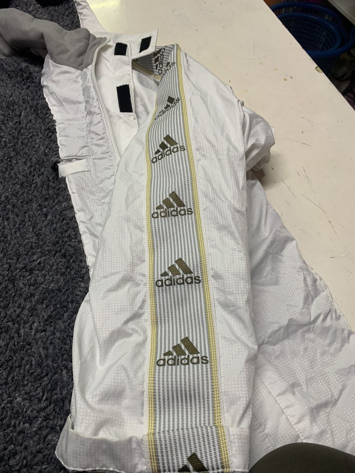 Adidas Adidas vintage long jacket Size US XL / EU 56 / 4 - 12 Thumbnail