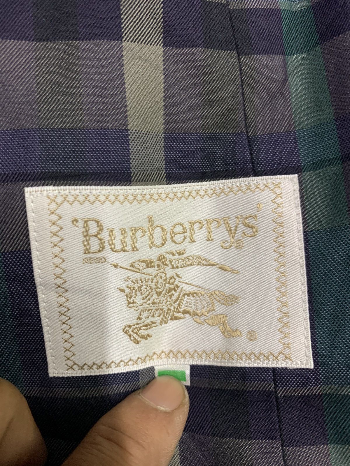 Burberry × Vintage Vintage Burberrys blazer Size 34S - 10 Thumbnail