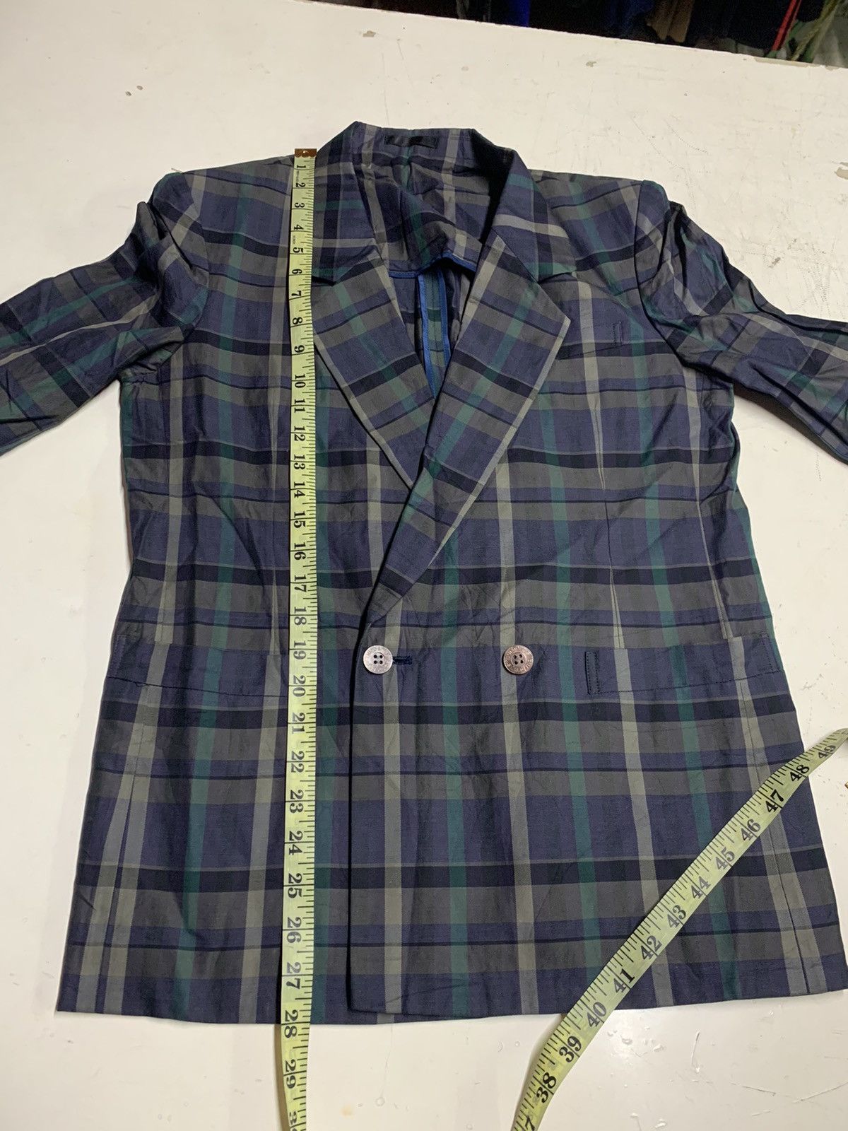 Burberry × Vintage Vintage Burberrys blazer Size 34S - 14 Thumbnail