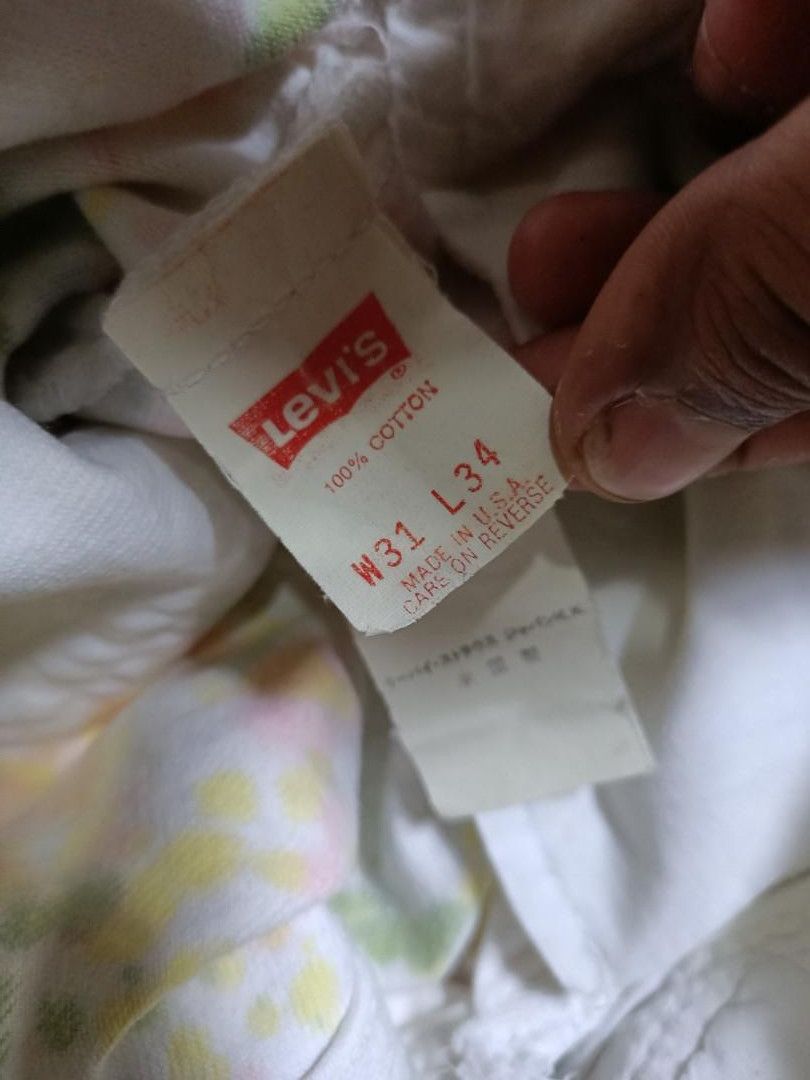 Levi's Vintage Levi’s 501 – 1994 Rainbow Tie-Dye (Made in USA) Size US 31 - 9 Thumbnail