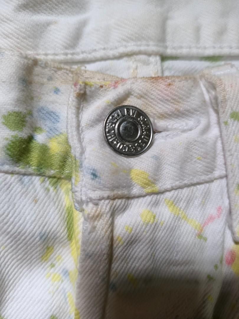 Levi's Vintage Levi’s 501 – 1994 Rainbow Tie-Dye (Made in USA) Size US 31 - 4 Thumbnail