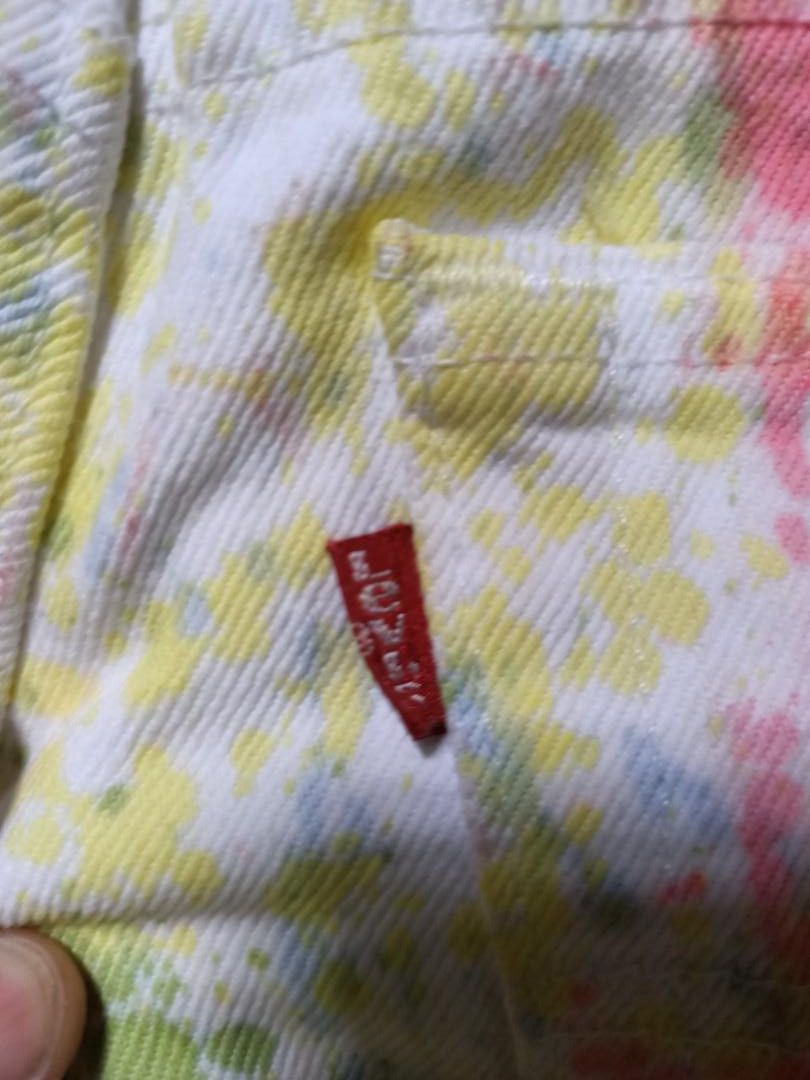 Levi's Vintage Levi’s 501 – 1994 Rainbow Tie-Dye (Made in USA) Size US 31 - 6 Thumbnail