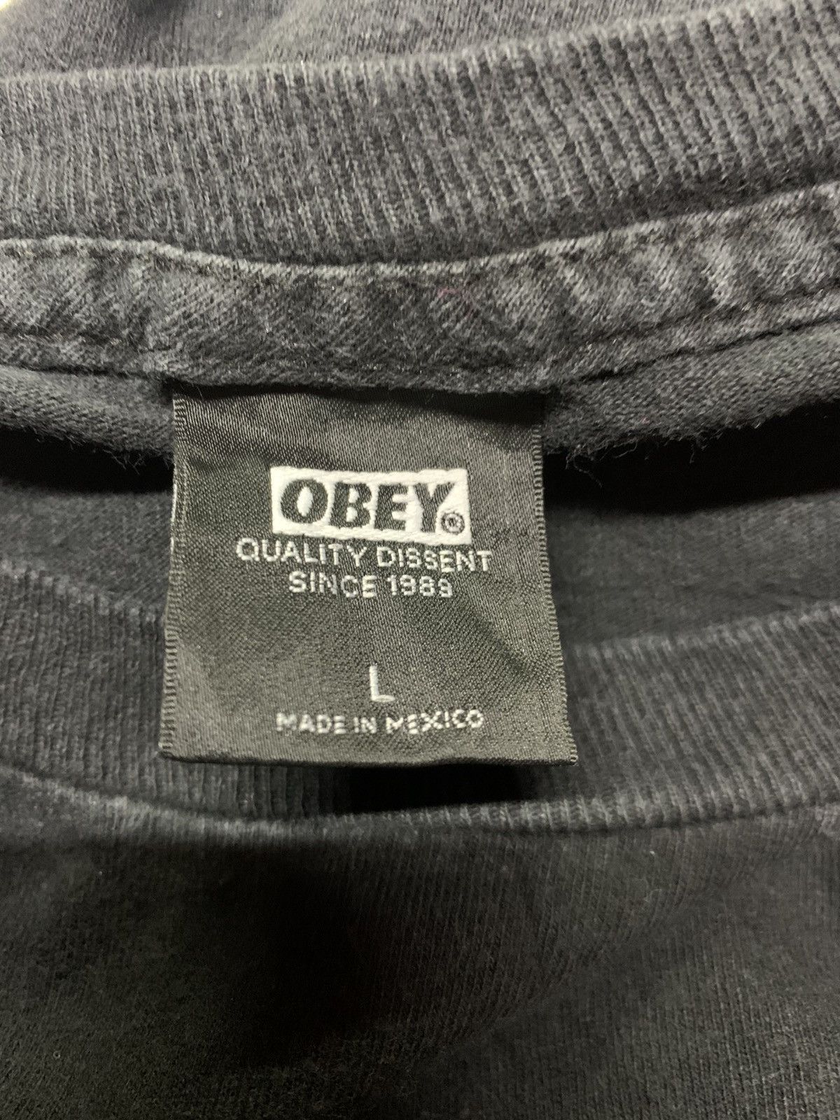 Obey × Vintage Obey t,shirt Size US L / EU 52-54 / 3 - 4 Thumbnail