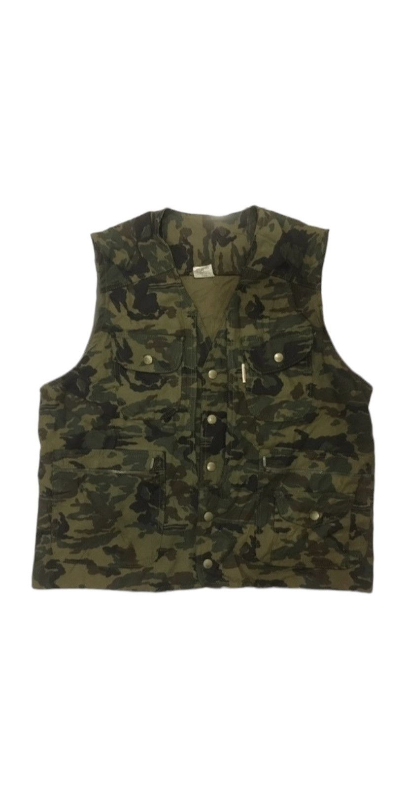 Japanese Brand × Other Bivason Japan Camouflage Vest Size US M / EU 48-50 / 2 - 1 Thumbnail