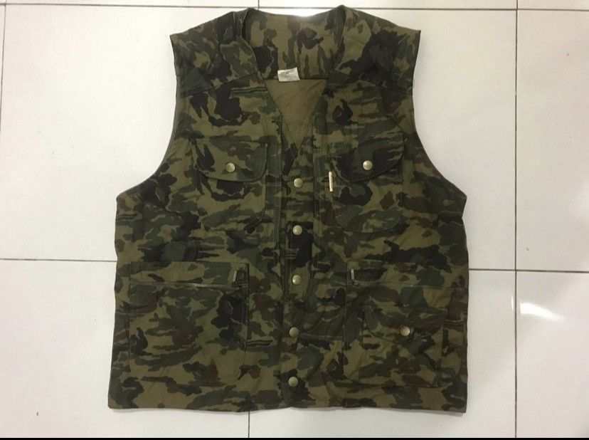 Japanese Brand × Other Bivason Japan Camouflage Vest Size US M / EU 48-50 / 2 - 2 Thumbnail