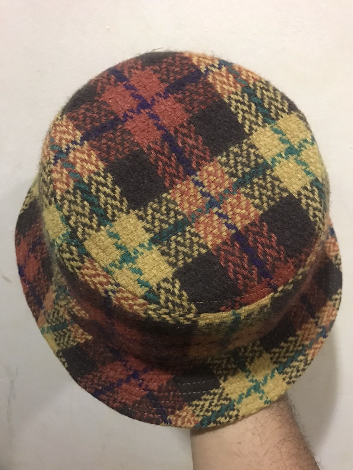 Japanese Brand × Vintage 🔥Vintage🔥 Flannel Style Bucket Hat Size ONE SIZE - 4 Thumbnail
