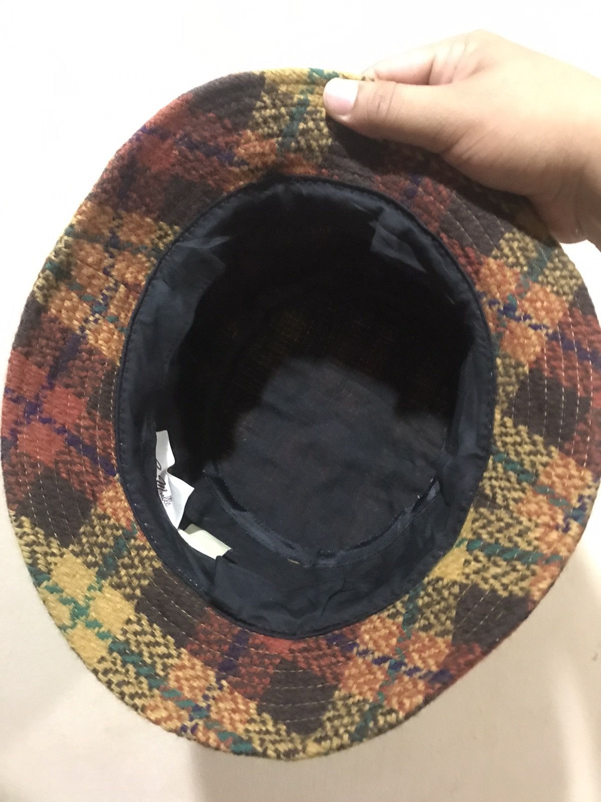 Japanese Brand × Vintage 🔥Vintage🔥 Flannel Style Bucket Hat Size ONE SIZE - 5 Thumbnail