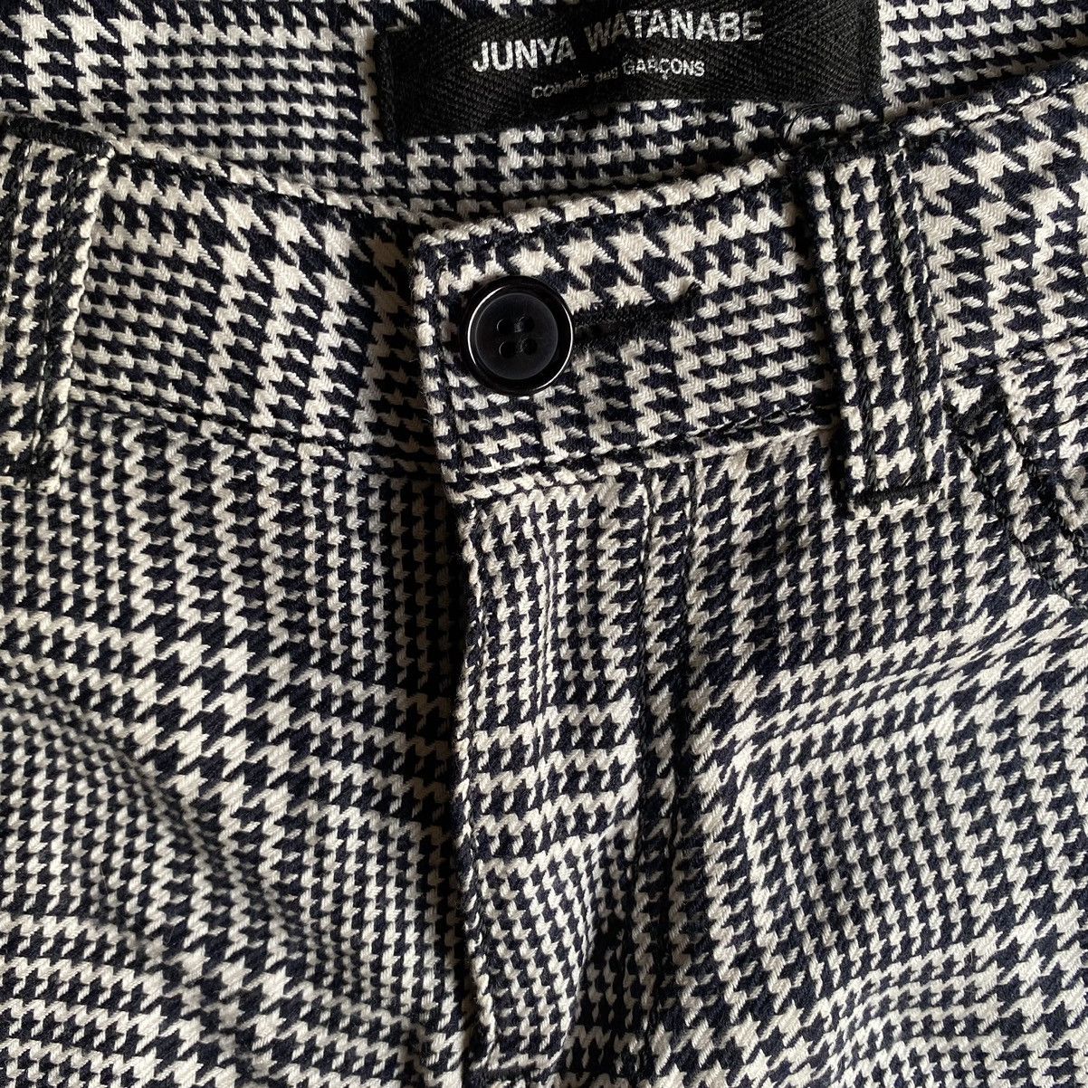 Comme des Garcons Vintage Fall 2003 houndstooth destroyed pants Size US 30 / EU 46 - 5 Thumbnail