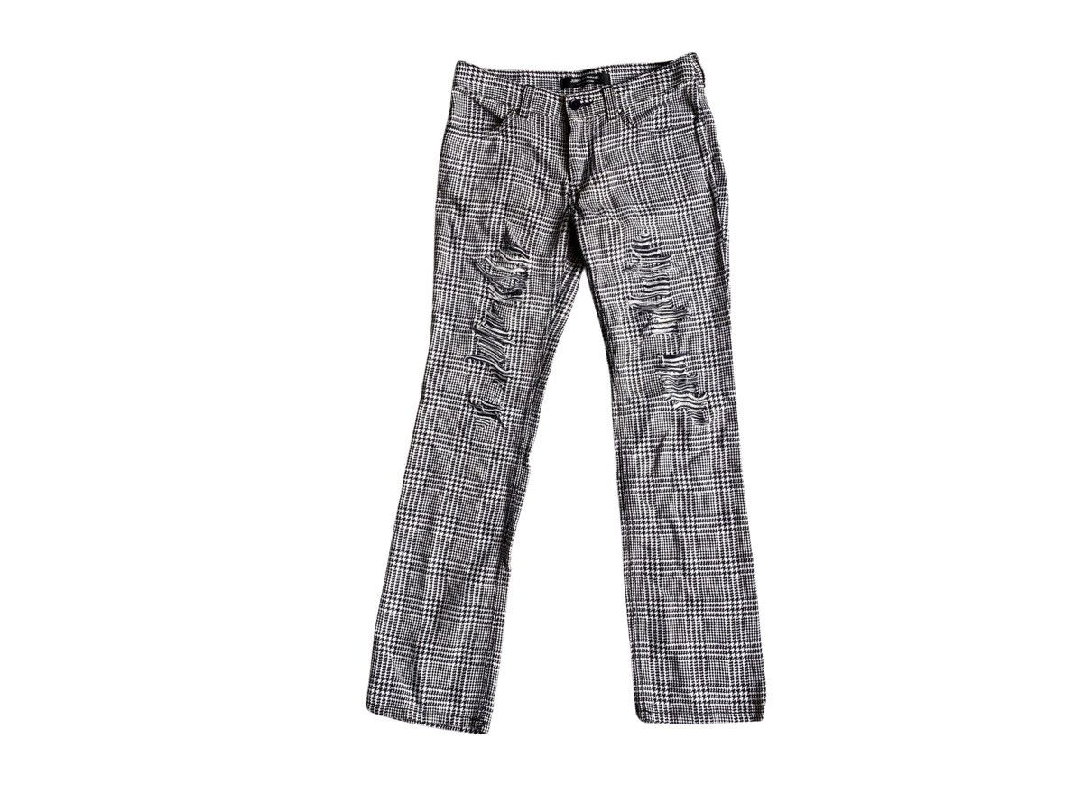 Comme des Garcons Vintage Fall 2003 houndstooth destroyed pants Size US 30 / EU 46 - 2 Thumbnail