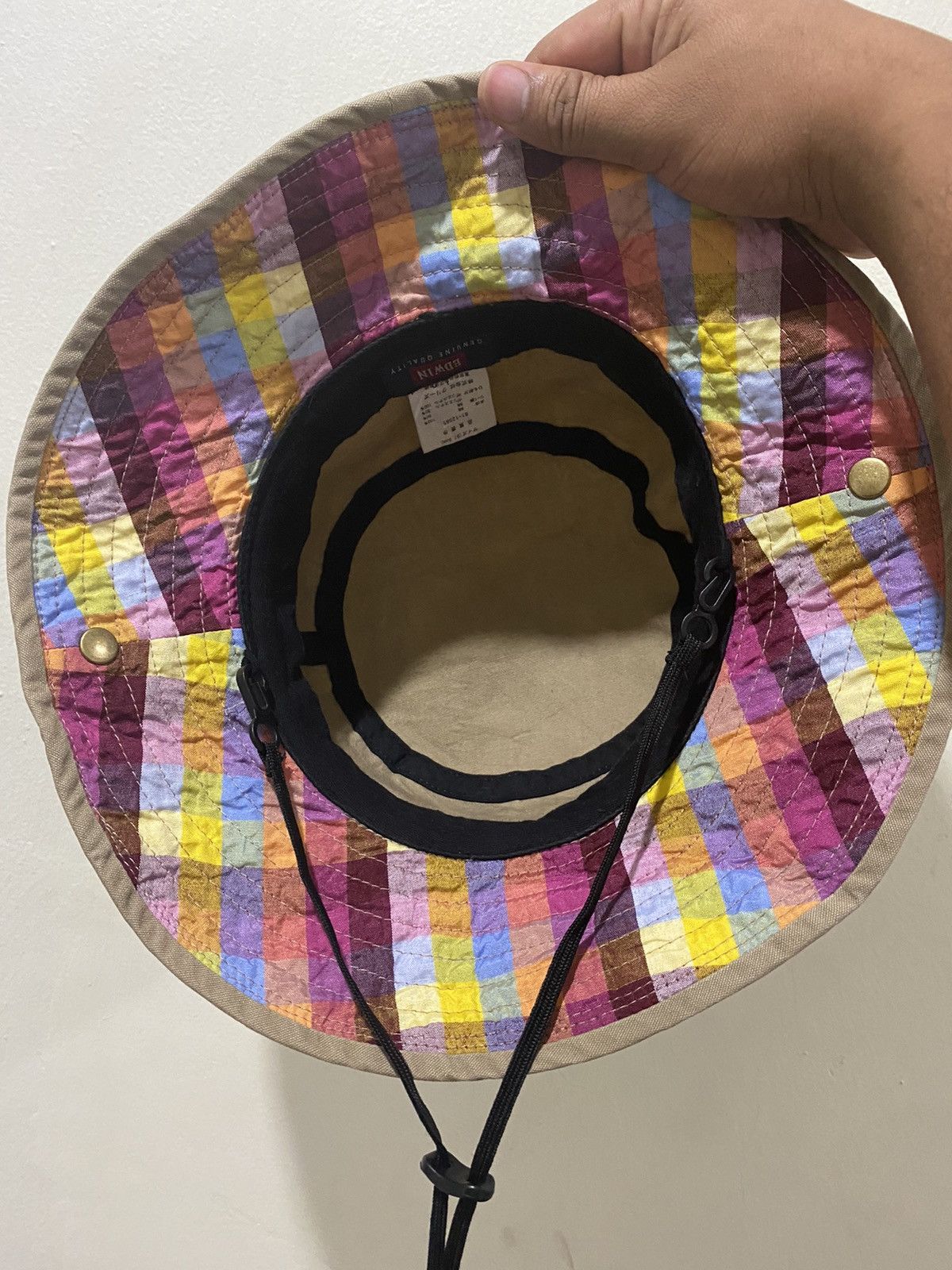 Edwin × Vintage VTG Edwin Outdoor Bucket Hat Size ONE SIZE - 6 Thumbnail