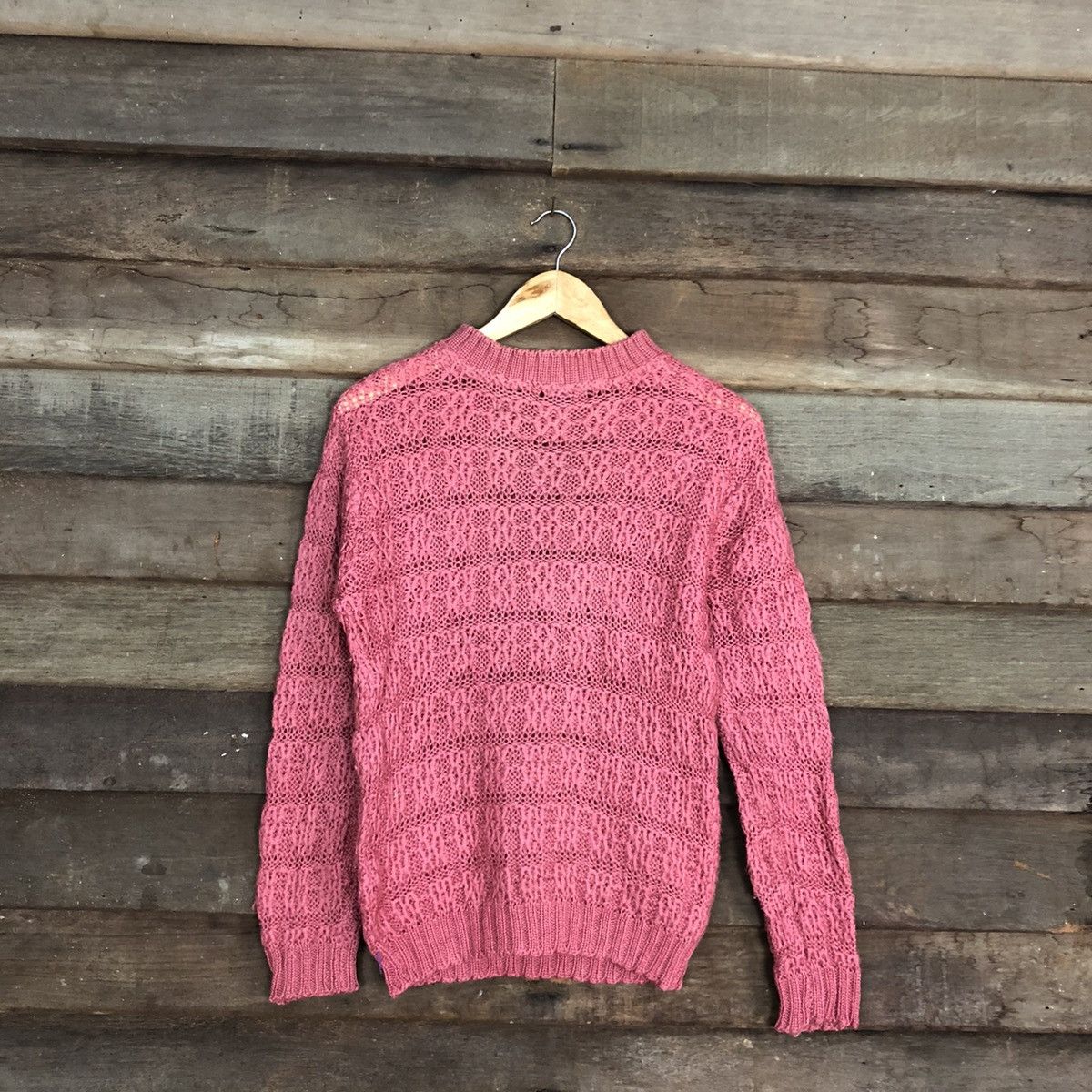 Vintage Knit Sweatshirt by Japanese Designer