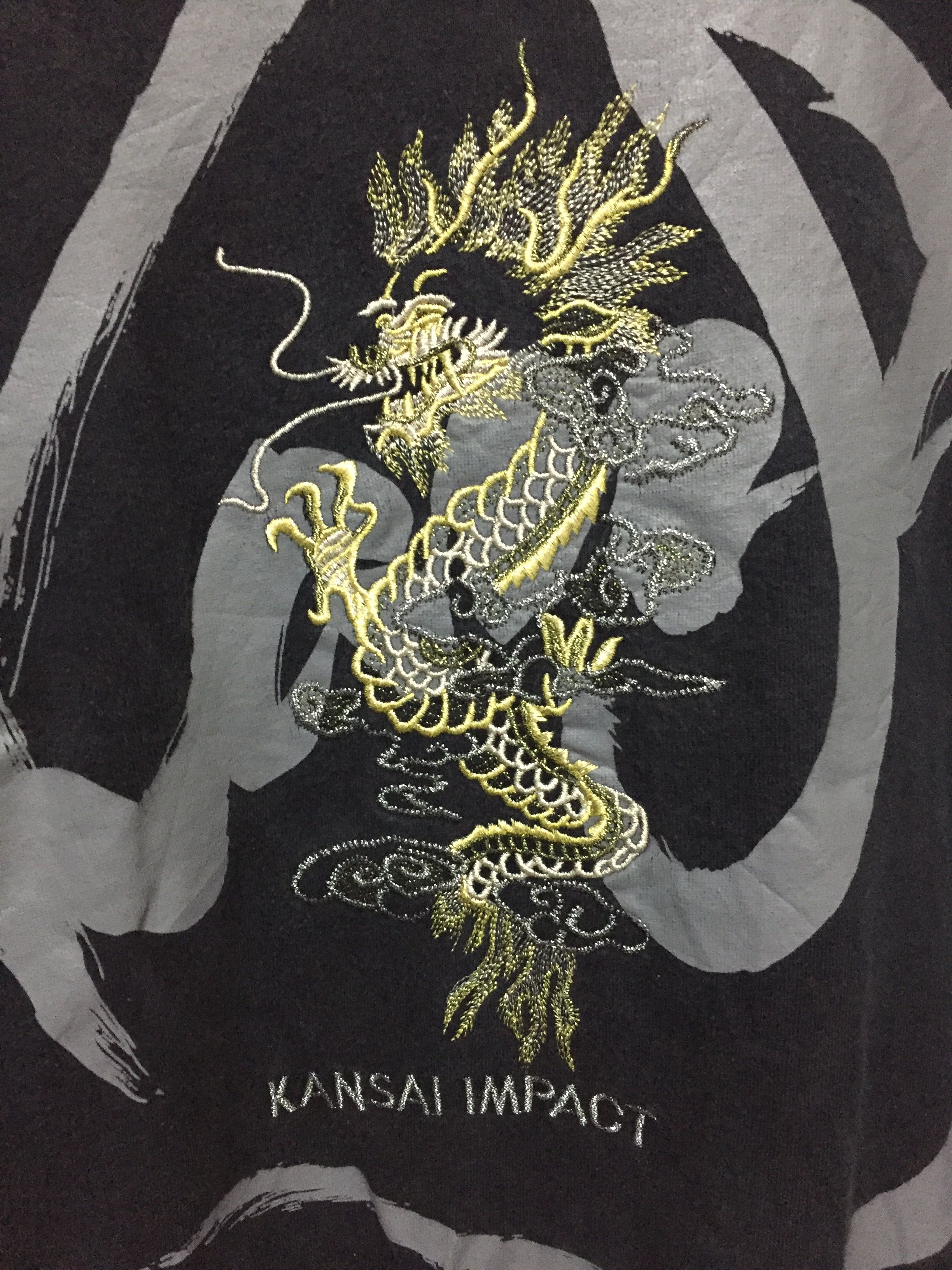 Kansai Yamamoto 90's KANSAI IMPACT embroidered dragon sweatshirt Size US S / EU 44-46 / 1 - 4 Thumbnail