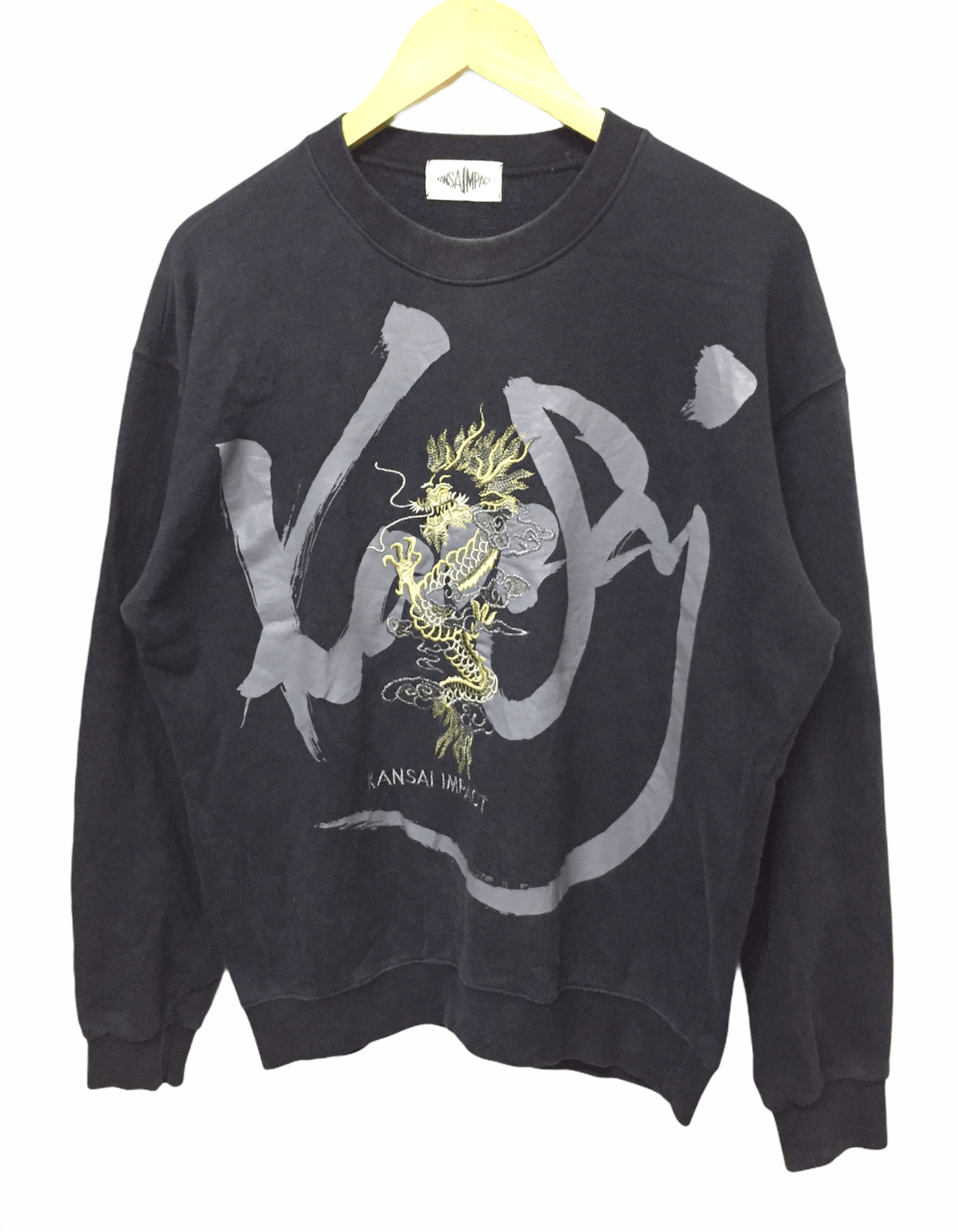 Kansai Yamamoto 90's KANSAI IMPACT embroidered dragon sweatshirt Size US S / EU 44-46 / 1 - 1 Thumbnail