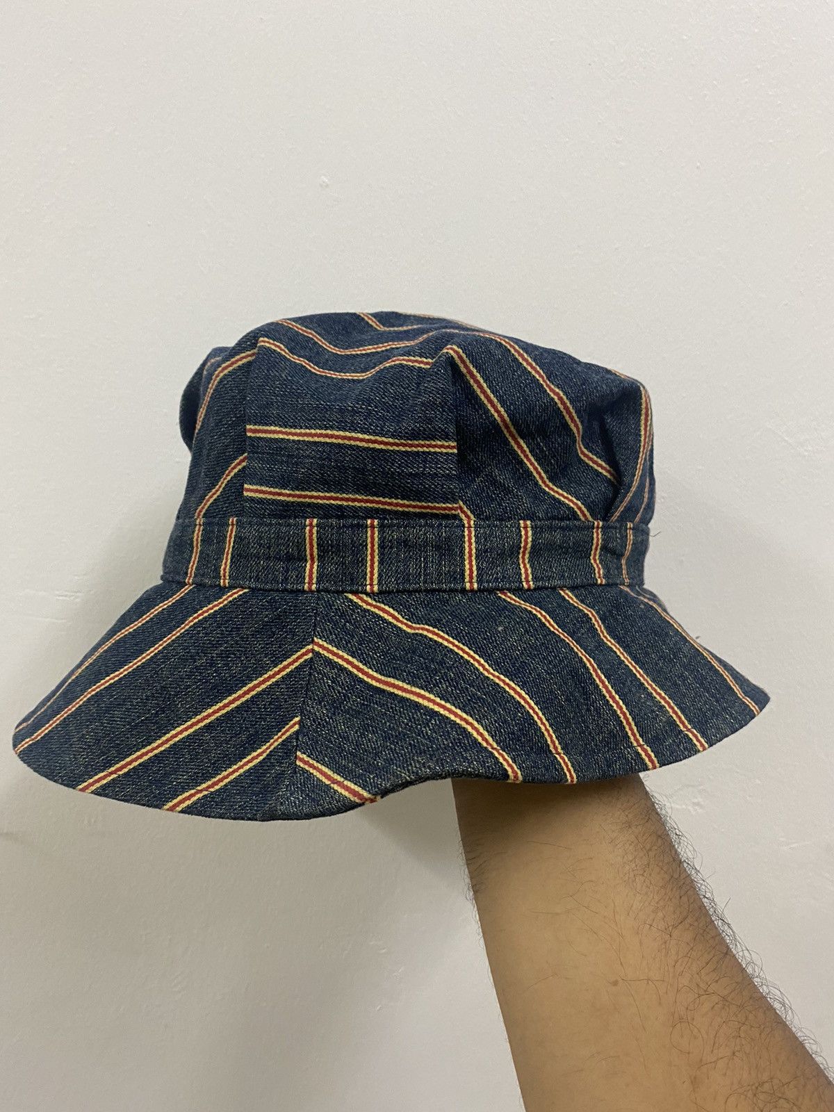 Other VTG Salvaged Vingt Et Un Denim Bucket Hat Size ONE SIZE - 1 Thumbnail