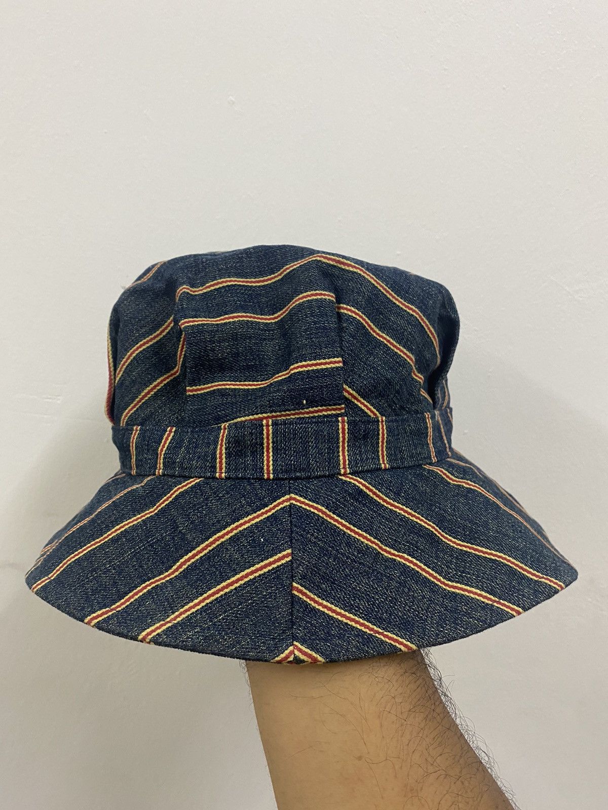 Other VTG Salvaged Vingt Et Un Denim Bucket Hat Size ONE SIZE - 4 Thumbnail