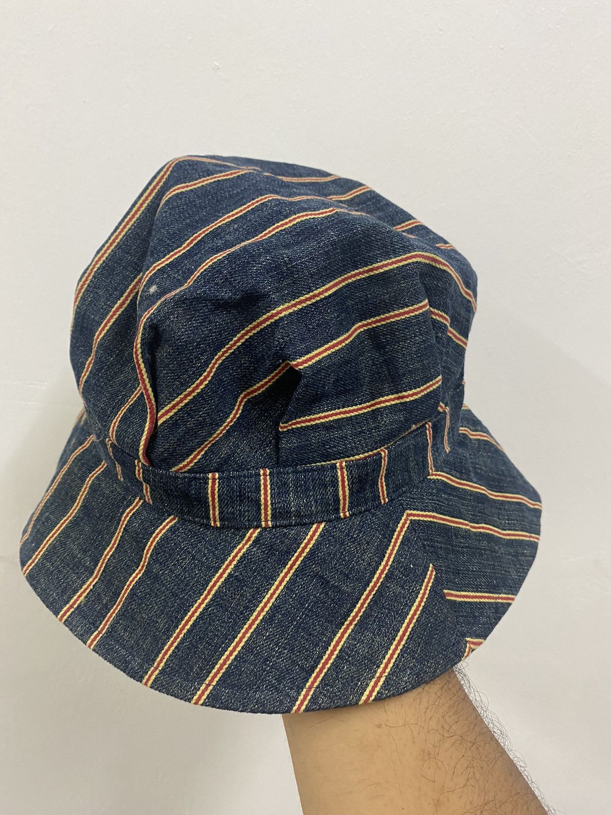 Other VTG Salvaged Vingt Et Un Denim Bucket Hat Size ONE SIZE - 3 Thumbnail