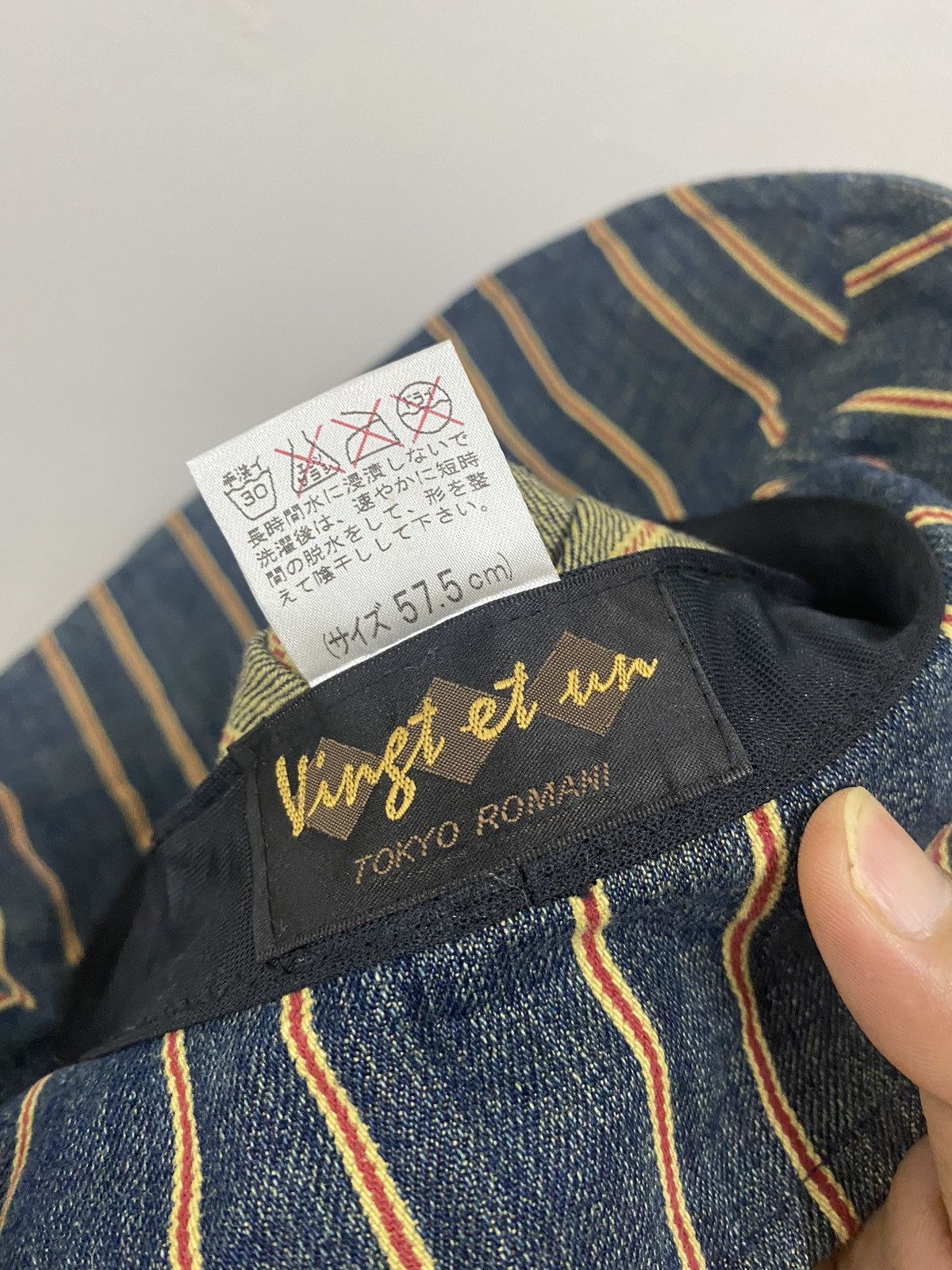 Other VTG Salvaged Vingt Et Un Denim Bucket Hat Size ONE SIZE - 6 Thumbnail