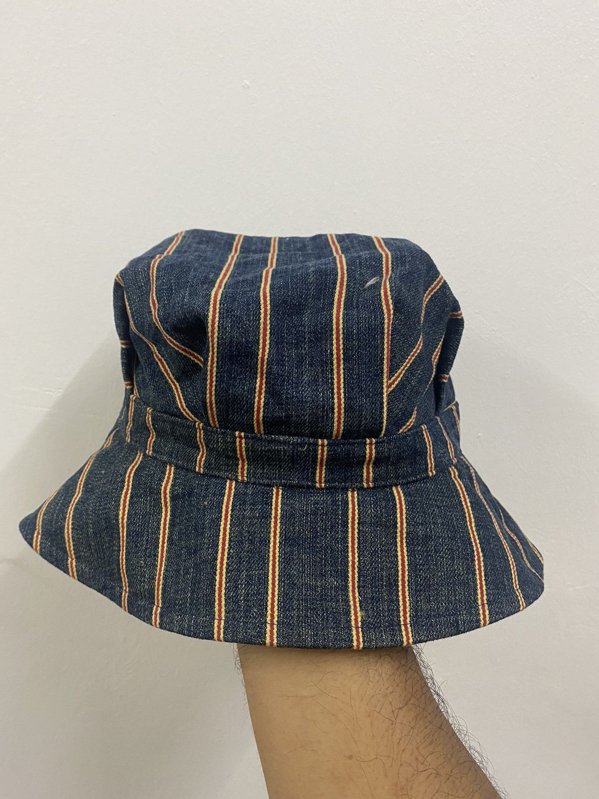 Other VTG Salvaged Vingt Et Un Denim Bucket Hat Size ONE SIZE - 2 Thumbnail