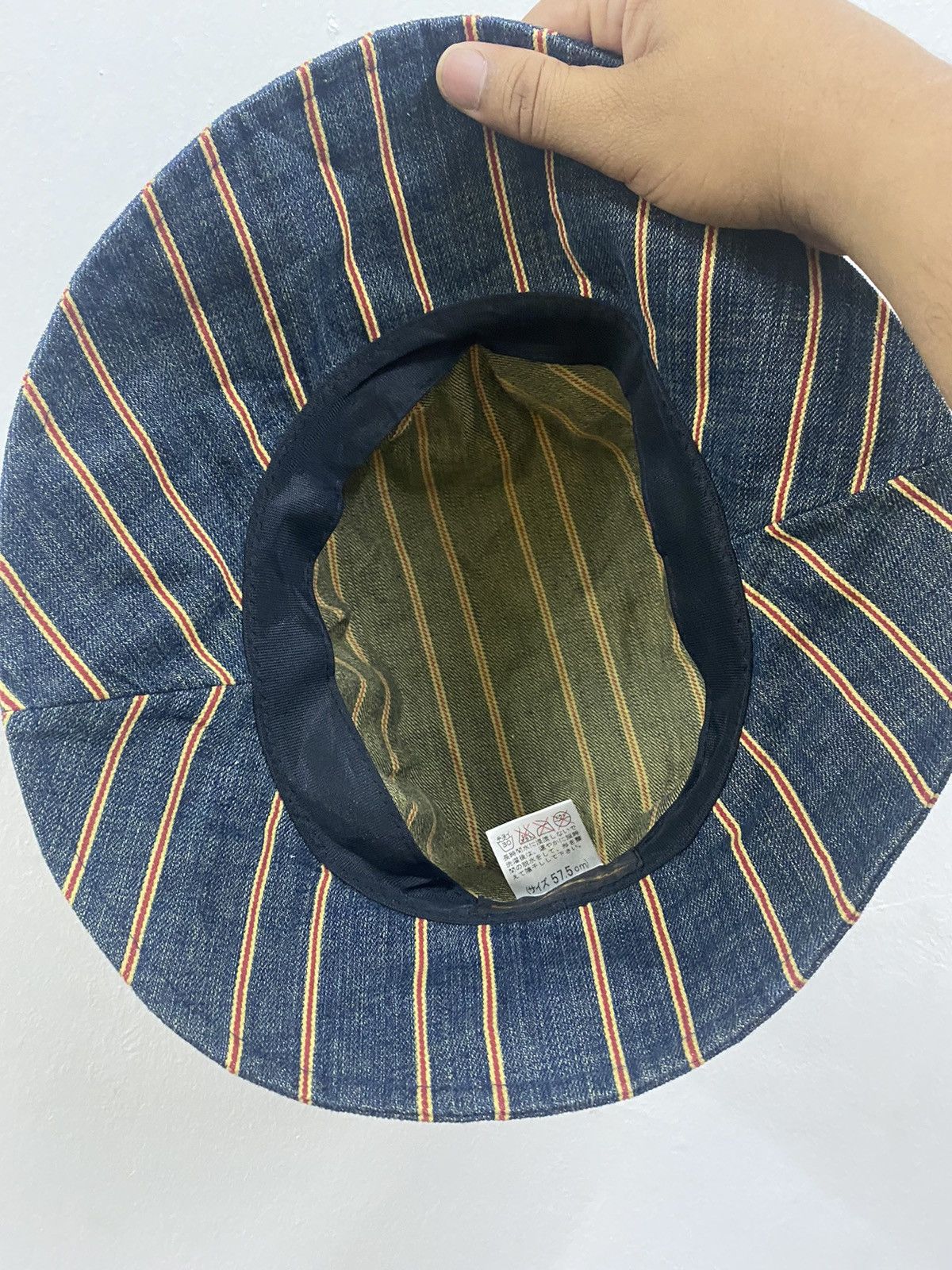 Other VTG Salvaged Vingt Et Un Denim Bucket Hat Size ONE SIZE - 5 Thumbnail