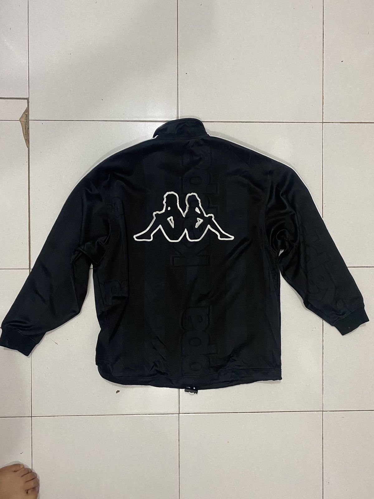 Kappa 🔥Vintage🔥 90’s Kappa Tape Halfzipper Hoodie Size US M / EU 48-50 / 2 - 9 Thumbnail