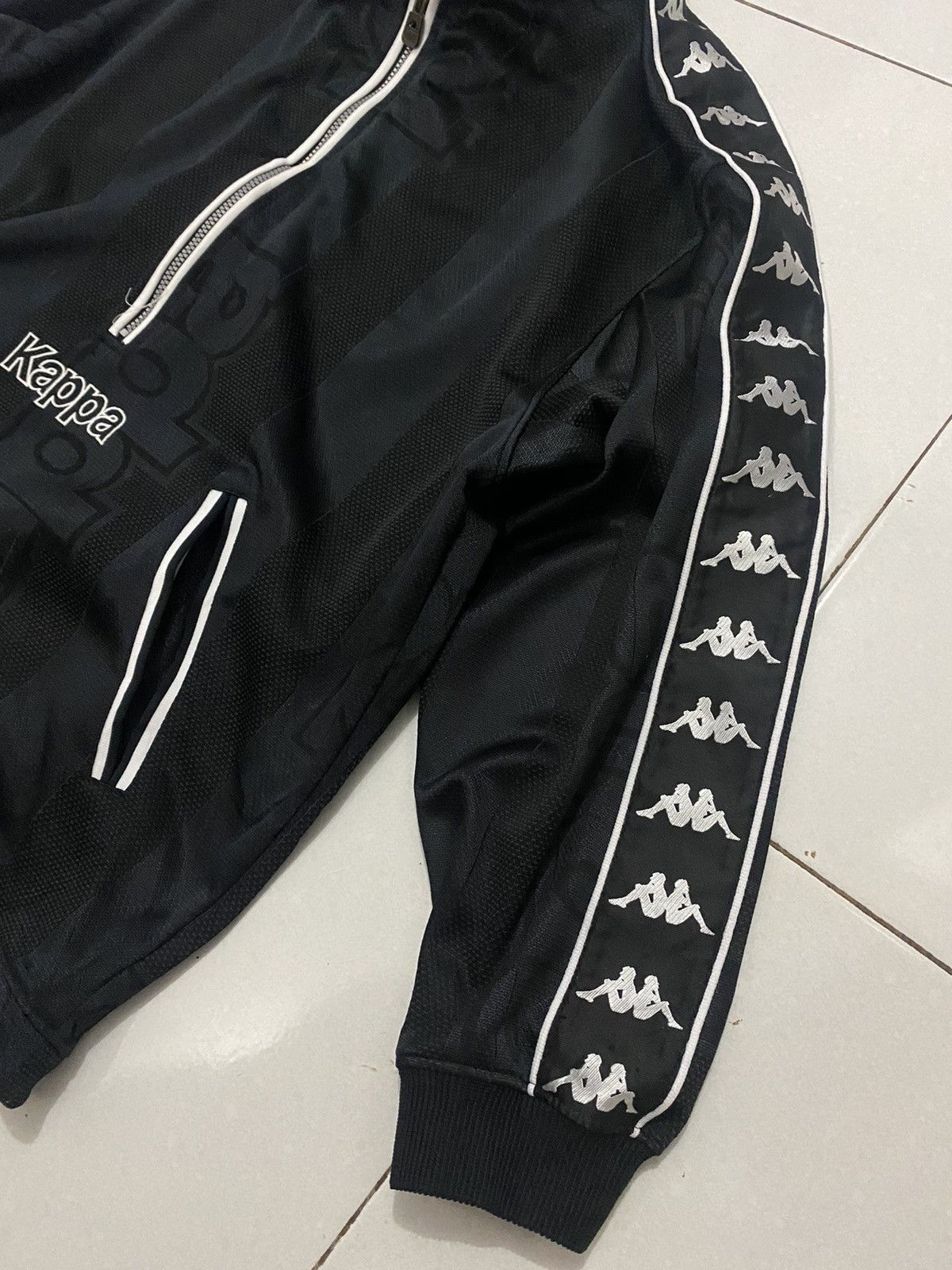 Kappa 🔥Vintage🔥 90’s Kappa Tape Halfzipper Hoodie Size US M / EU 48-50 / 2 - 5 Thumbnail