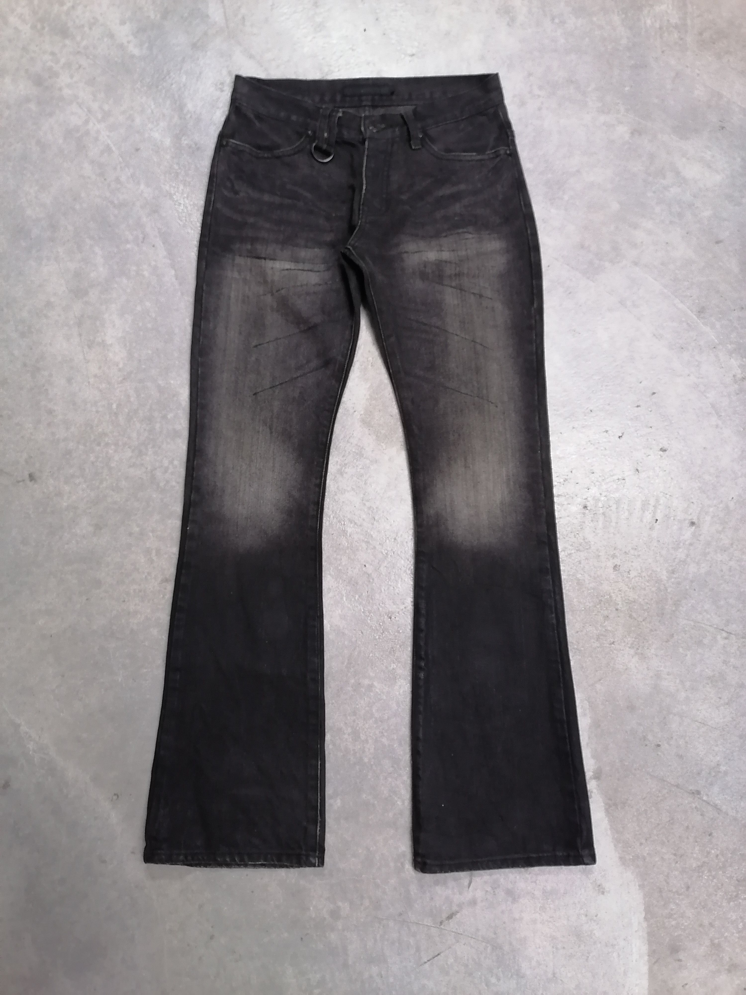 Hysteric Glamour × Japanese Brand Rare Japan Brand Fuga Flare Distressed Denim Jeans Size US 28 / EU 44 - 2 Thumbnail