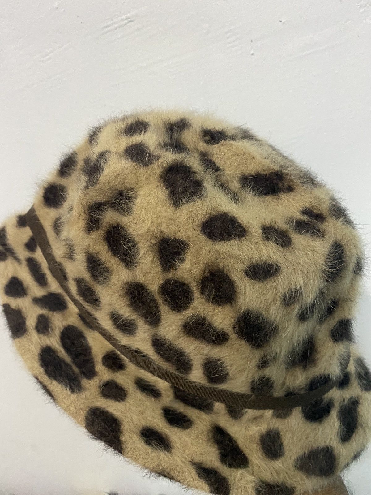 Japanese Brand VTG A.V.V Furgora Leopard Bucket Hat Size ONE SIZE - 5 Thumbnail