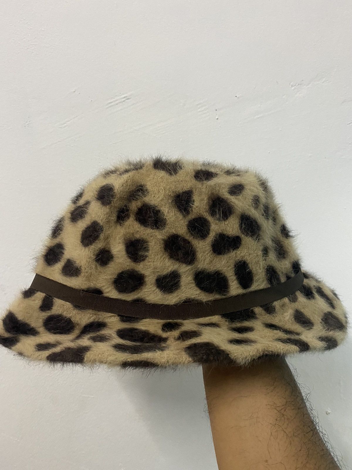 Japanese Brand VTG A.V.V Furgora Leopard Bucket Hat Size ONE SIZE - 4 Thumbnail