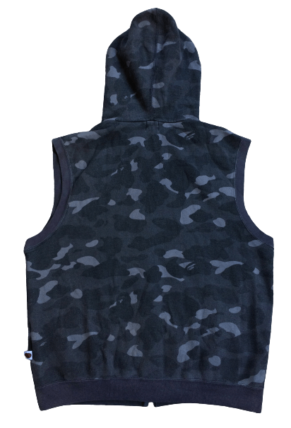 Bape OG Bape Black Camo Sleeveless Hoodie Size US M / EU 48-50 / 2 - 2 Thumbnail