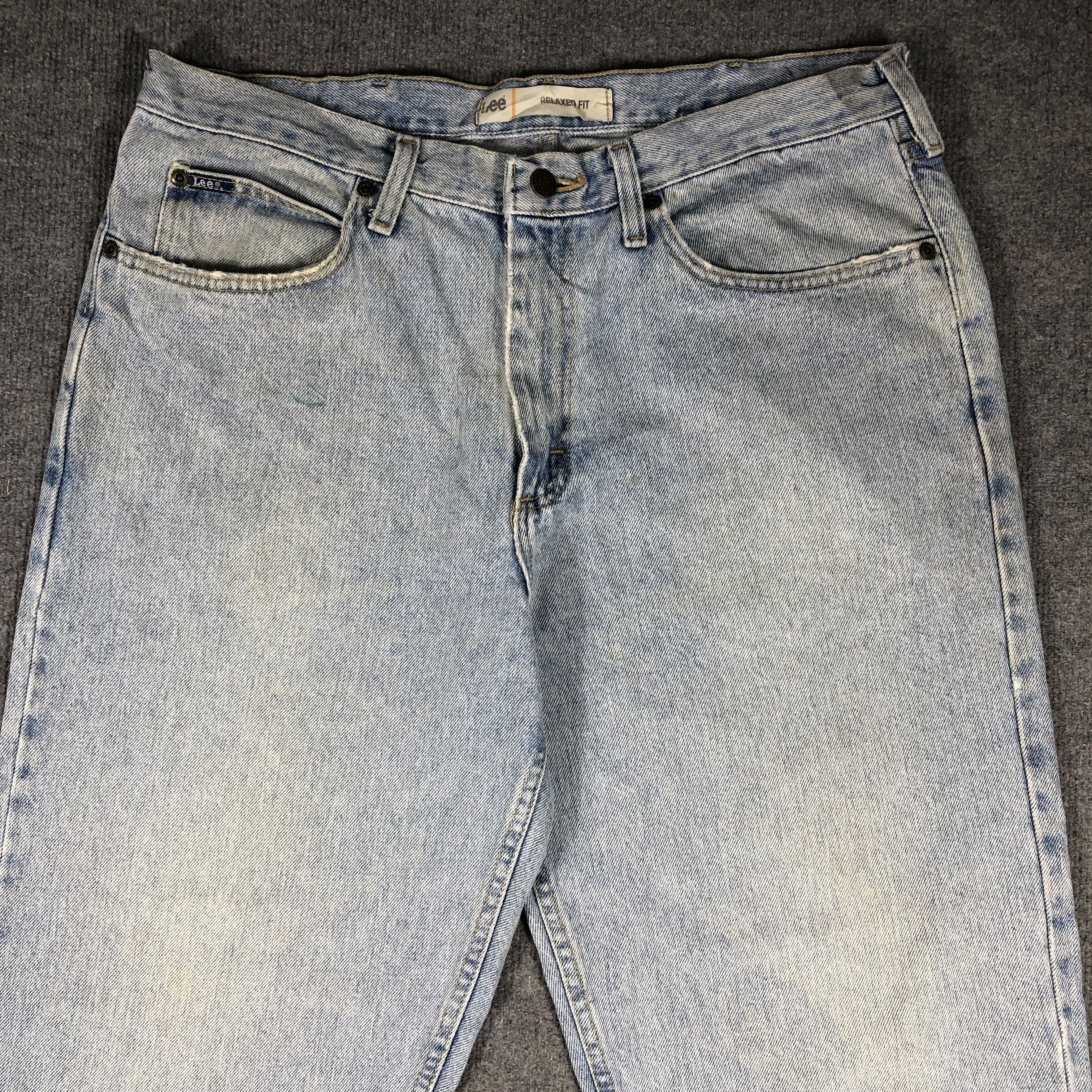 Lee × Vintage Vintage Lee Light Blue Wash Jeans L787 Size US 36 / EU 52 - 3 Thumbnail
