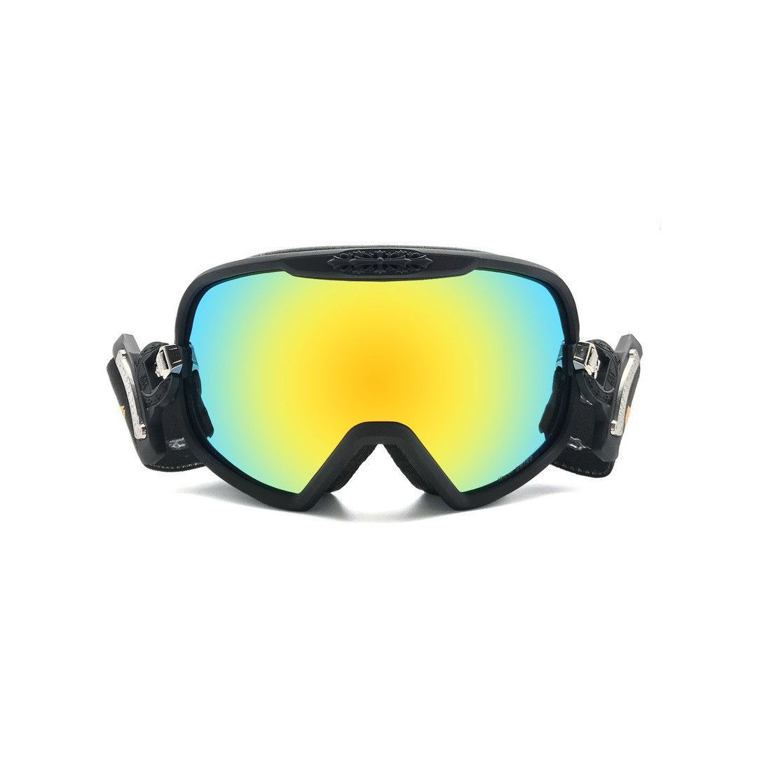 Chrome Hearts Chrome Hearts Scroll Cross Ski Goggles Black Size ONE SIZE - 1 Thumbnail