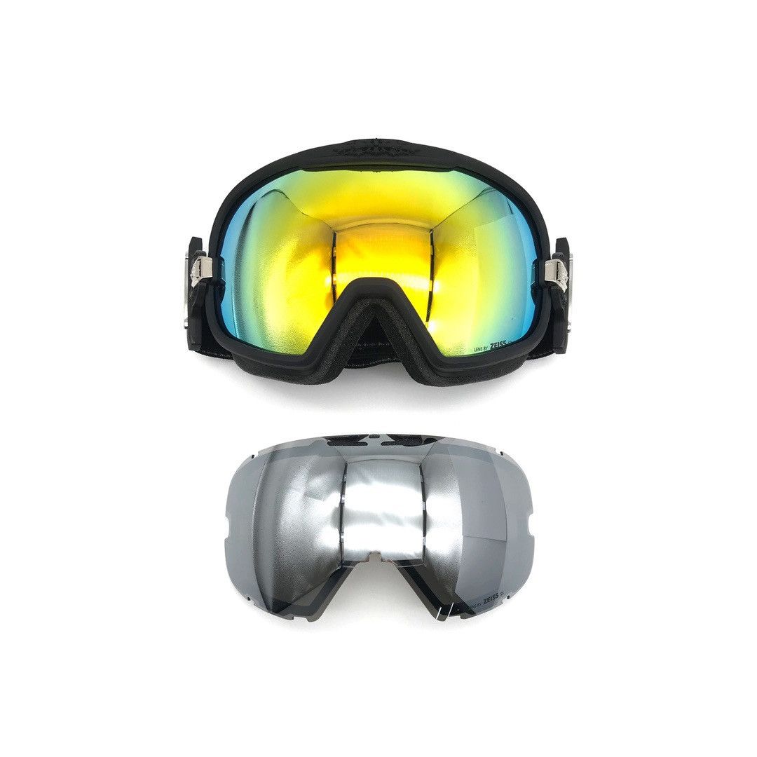 Chrome Hearts Chrome Hearts Scroll Cross Ski Goggles Black Size ONE SIZE - 5 Thumbnail