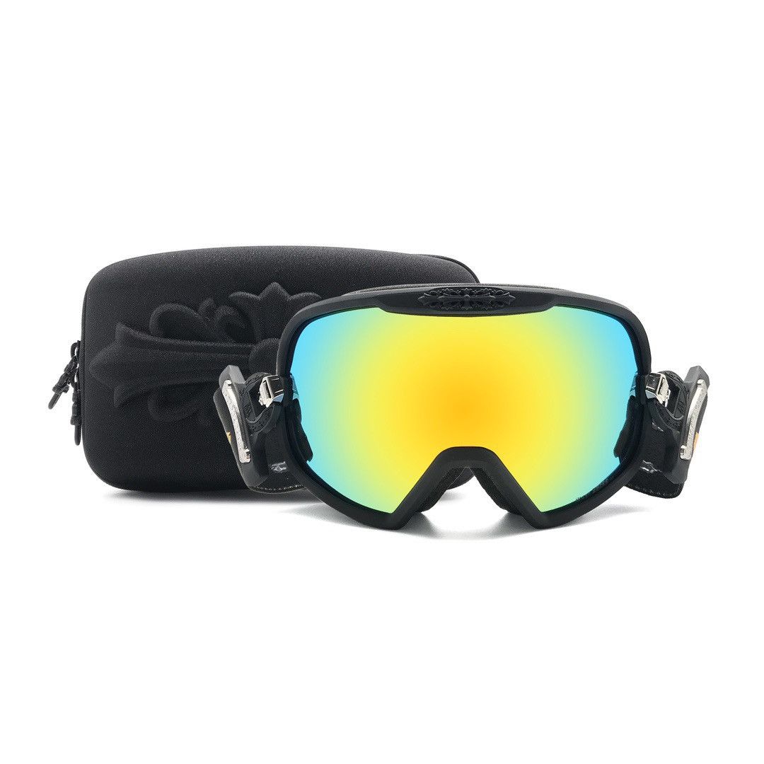 Chrome Hearts Chrome Hearts Scroll Cross Ski Goggles Black Size ONE SIZE - 4 Thumbnail