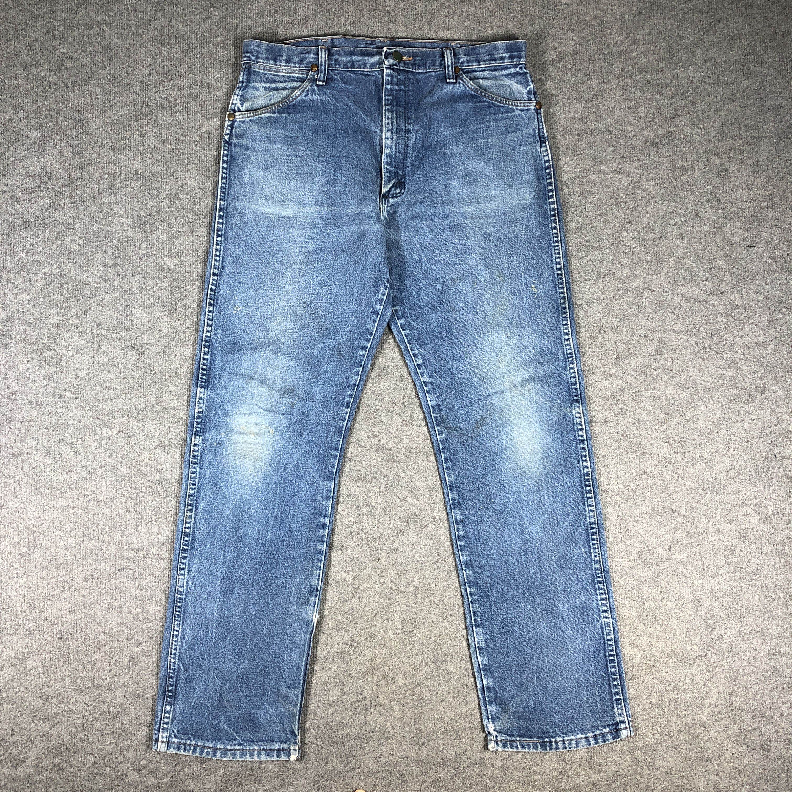 Vintage × Wrangler Vintage Wrangler Light Blue Wash Jeans L779 Size US 34 / EU 50 - 3 Thumbnail
