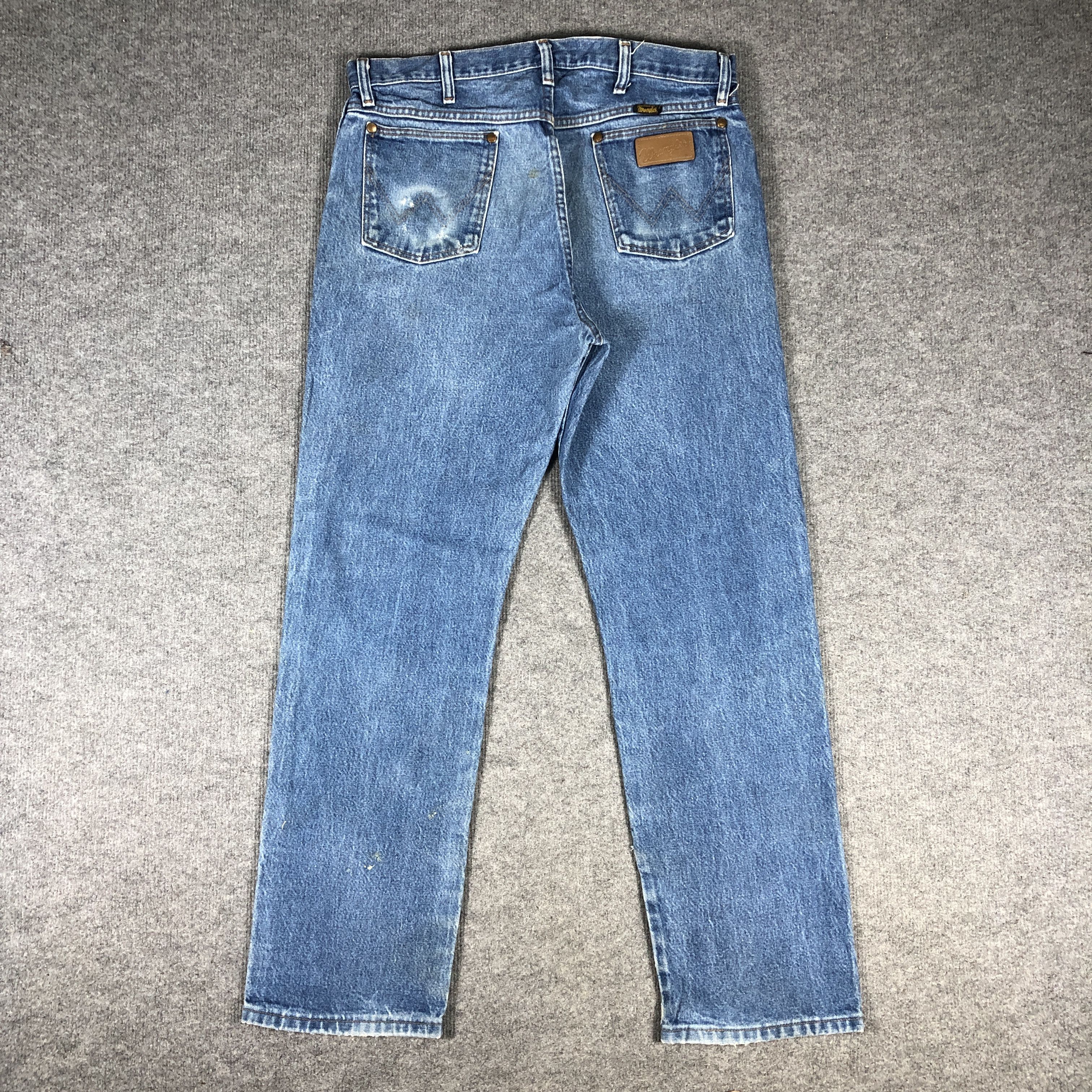 Vintage × Wrangler Vintage Wrangler Light Blue Wash Jeans L779 Size US 34 / EU 50 - 4 Thumbnail