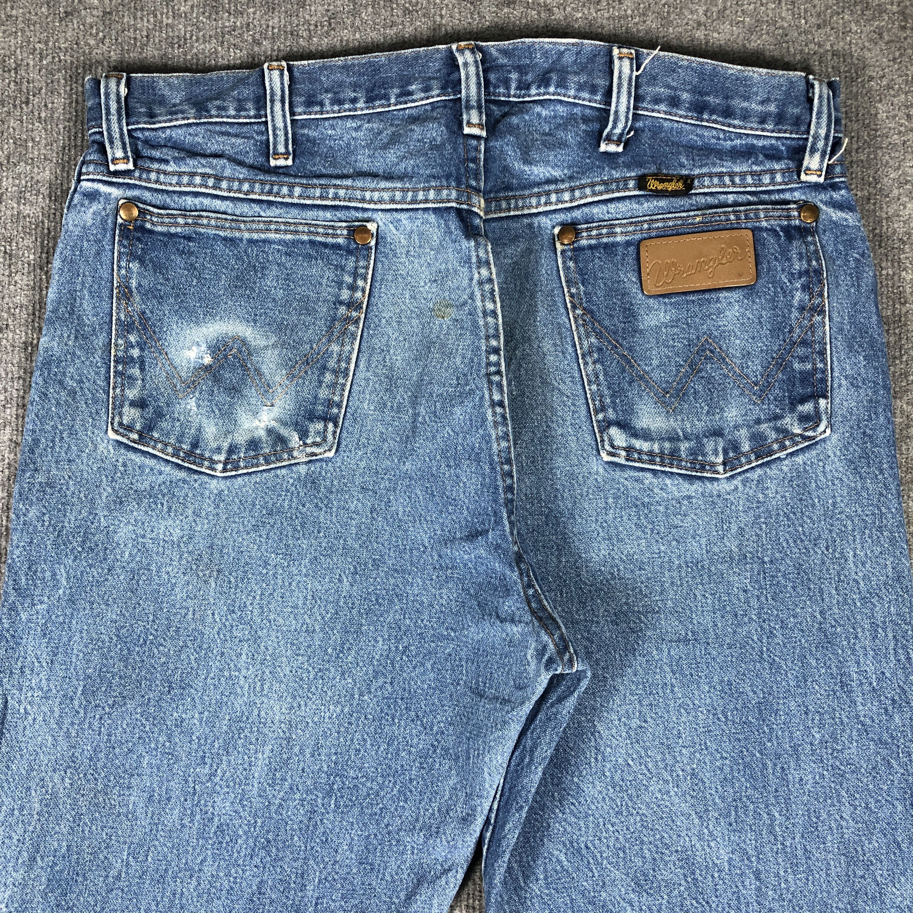 Vintage × Wrangler Vintage Wrangler Light Blue Wash Jeans L779 Size US 34 / EU 50 - 8 Thumbnail