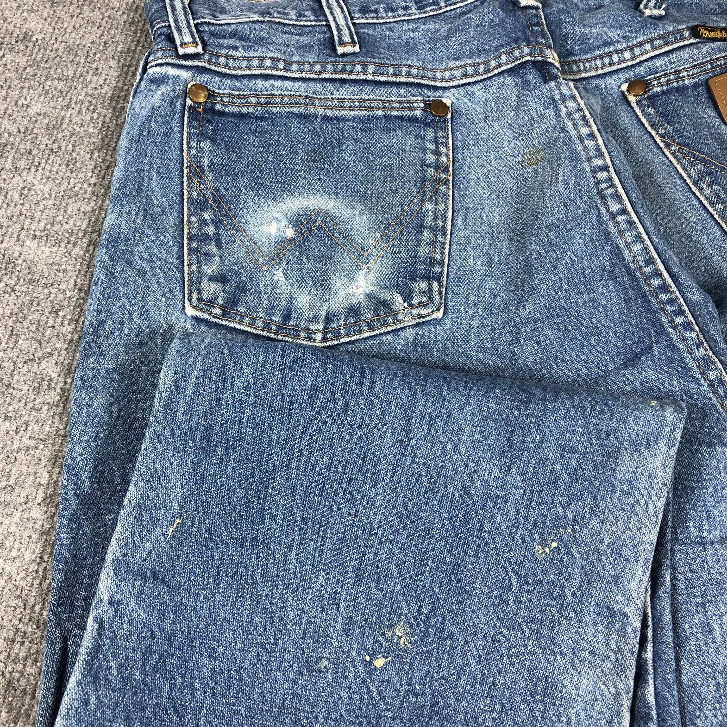 Vintage × Wrangler Vintage Wrangler Light Blue Wash Jeans L779 Size US 34 / EU 50 - 10 Thumbnail