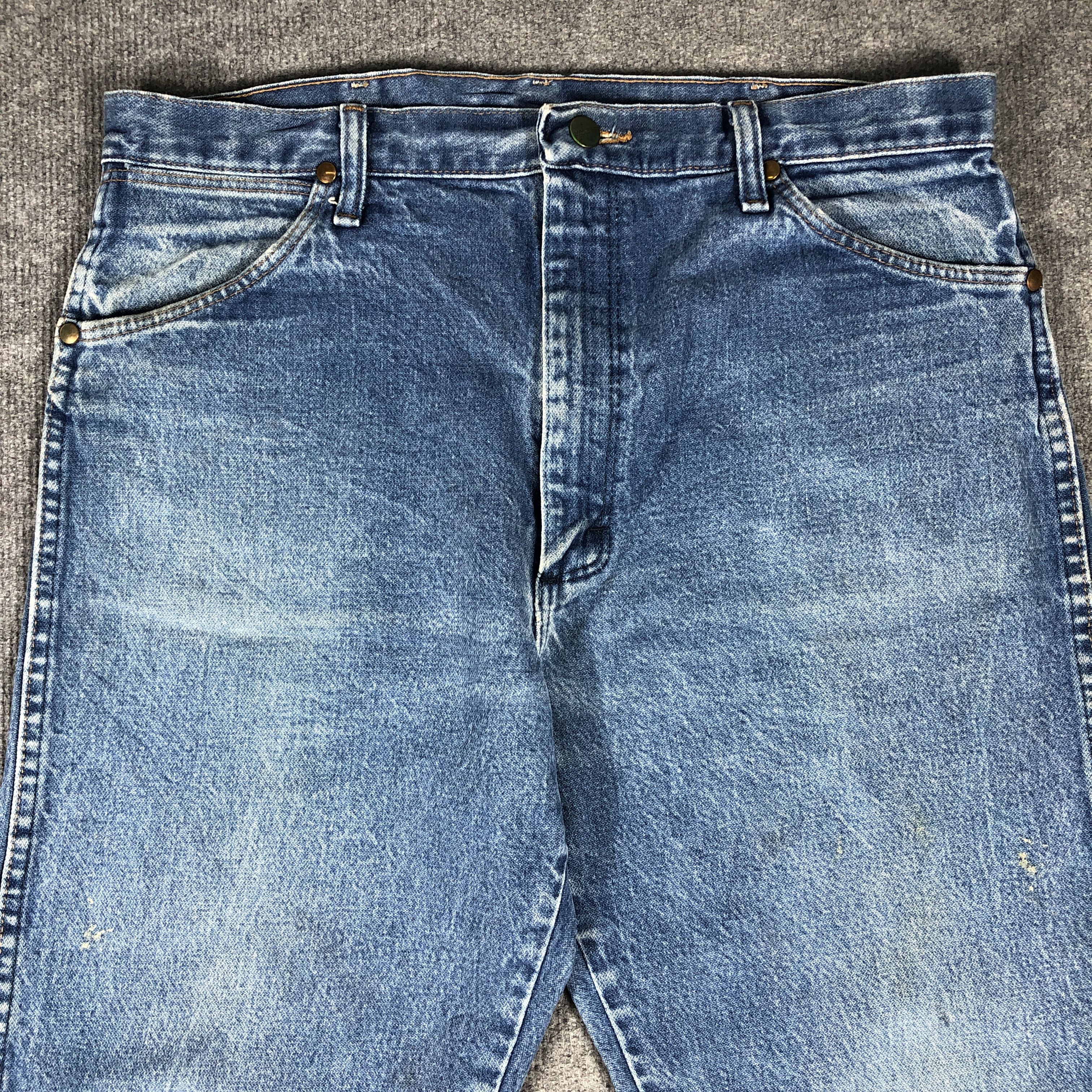 Vintage × Wrangler Vintage Wrangler Light Blue Wash Jeans L779 Size US 34 / EU 50 - 5 Thumbnail