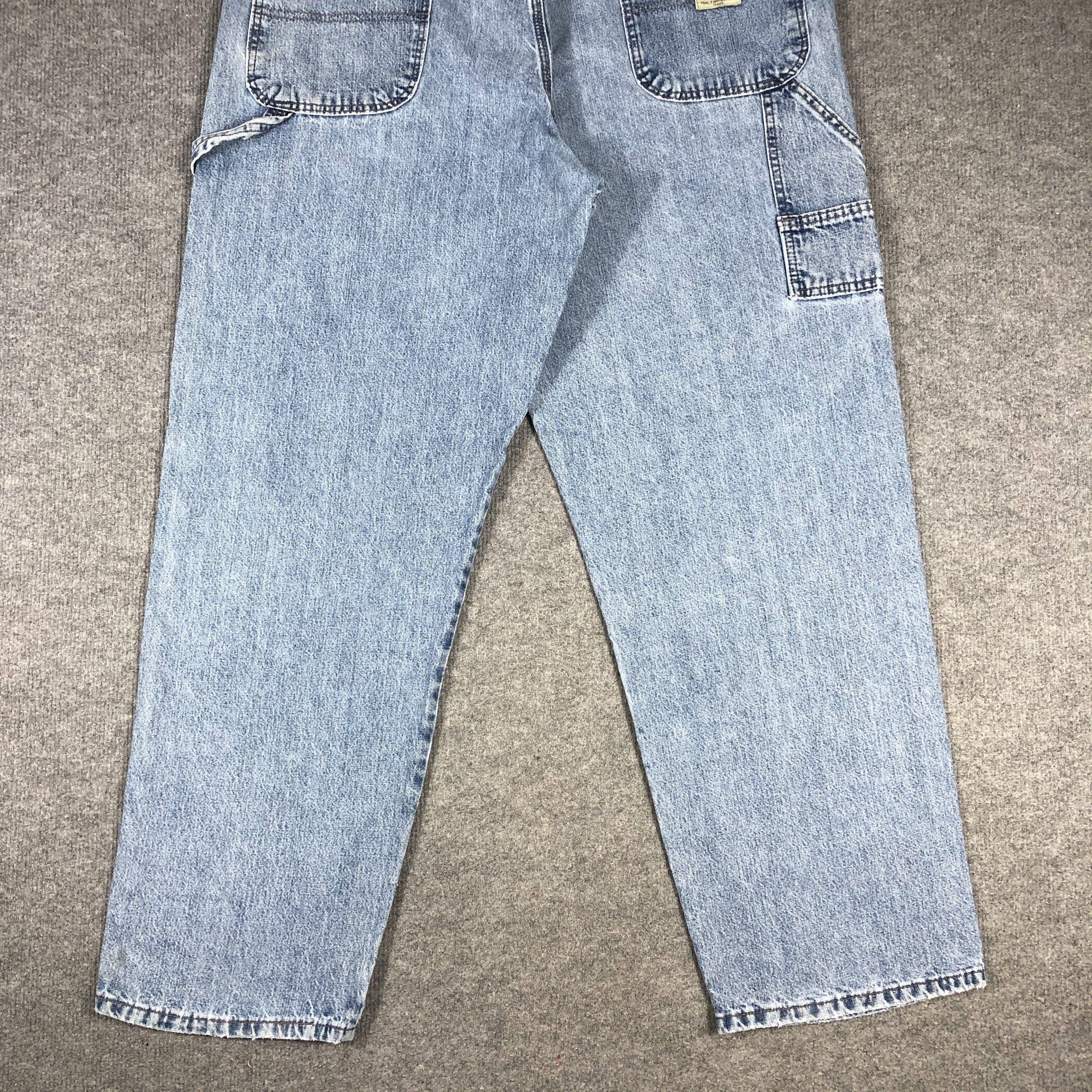 Vintage × Wrangler Vintage Wrangler Carpenter Light Blue Wash Jeans L766 Size US 38 / EU 54 - 6 Thumbnail