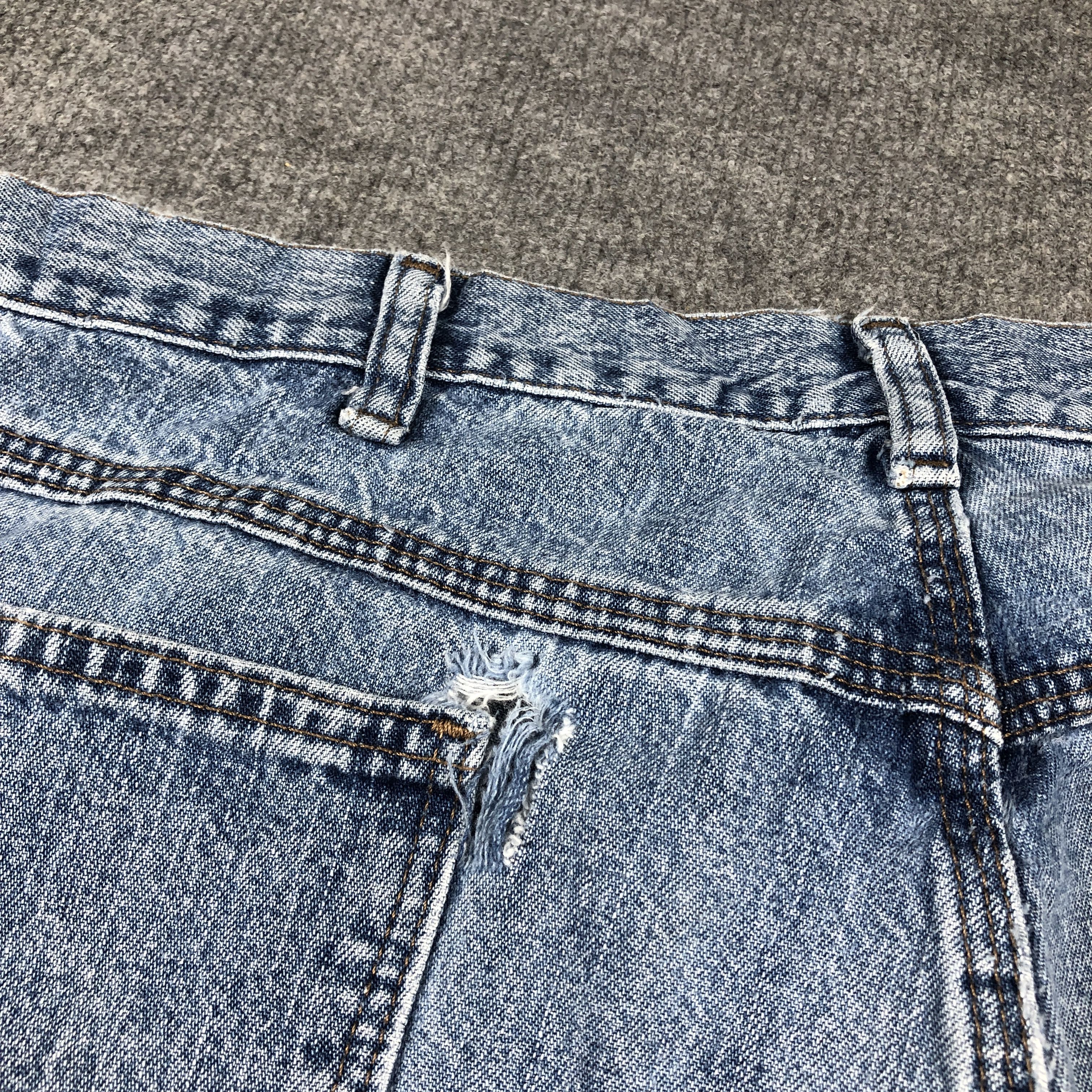 Vintage × Wrangler Vintage Wrangler Carpenter Light Blue Wash Jeans L766 Size US 38 / EU 54 - 7 Thumbnail