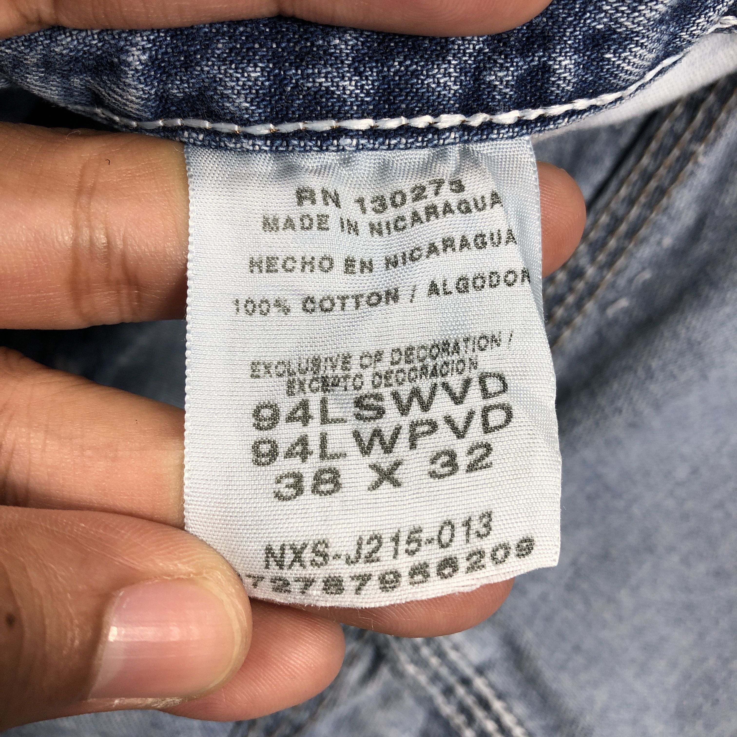 Vintage × Wrangler Vintage Wrangler Carpenter Light Blue Wash Jeans L766 Size US 38 / EU 54 - 9 Thumbnail
